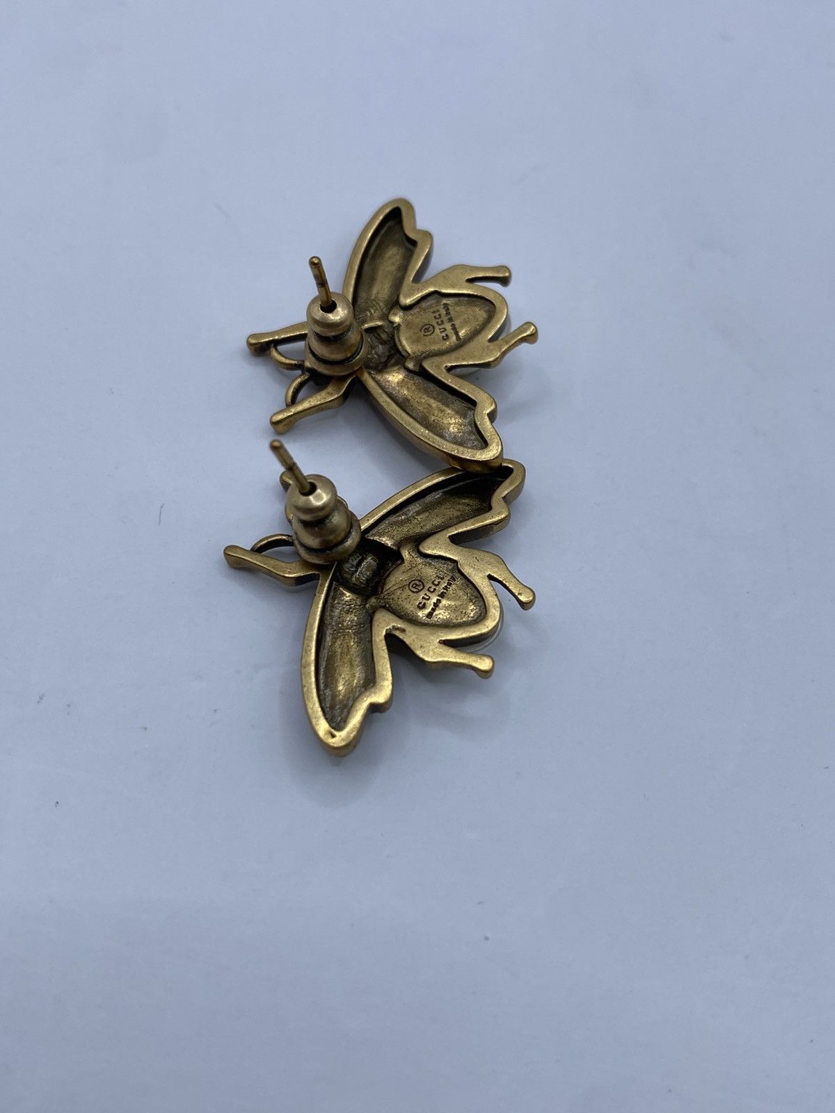 Gucci Gucci vintage GG logo pearl earrings Size ONE SIZE - 3 Thumbnail