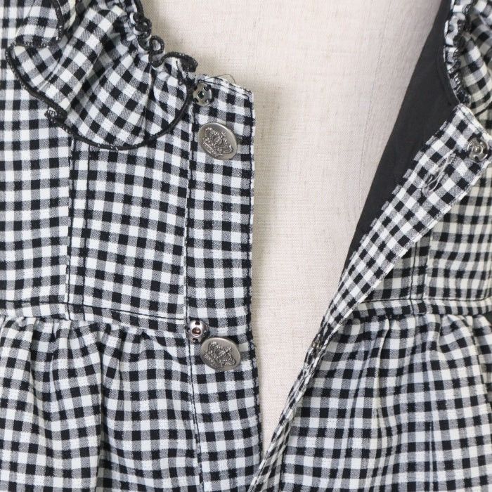 Japanese Brand ALGONQUINS Checkered halter jumper mini dress ➕ Size ONE SIZE - 11 Thumbnail