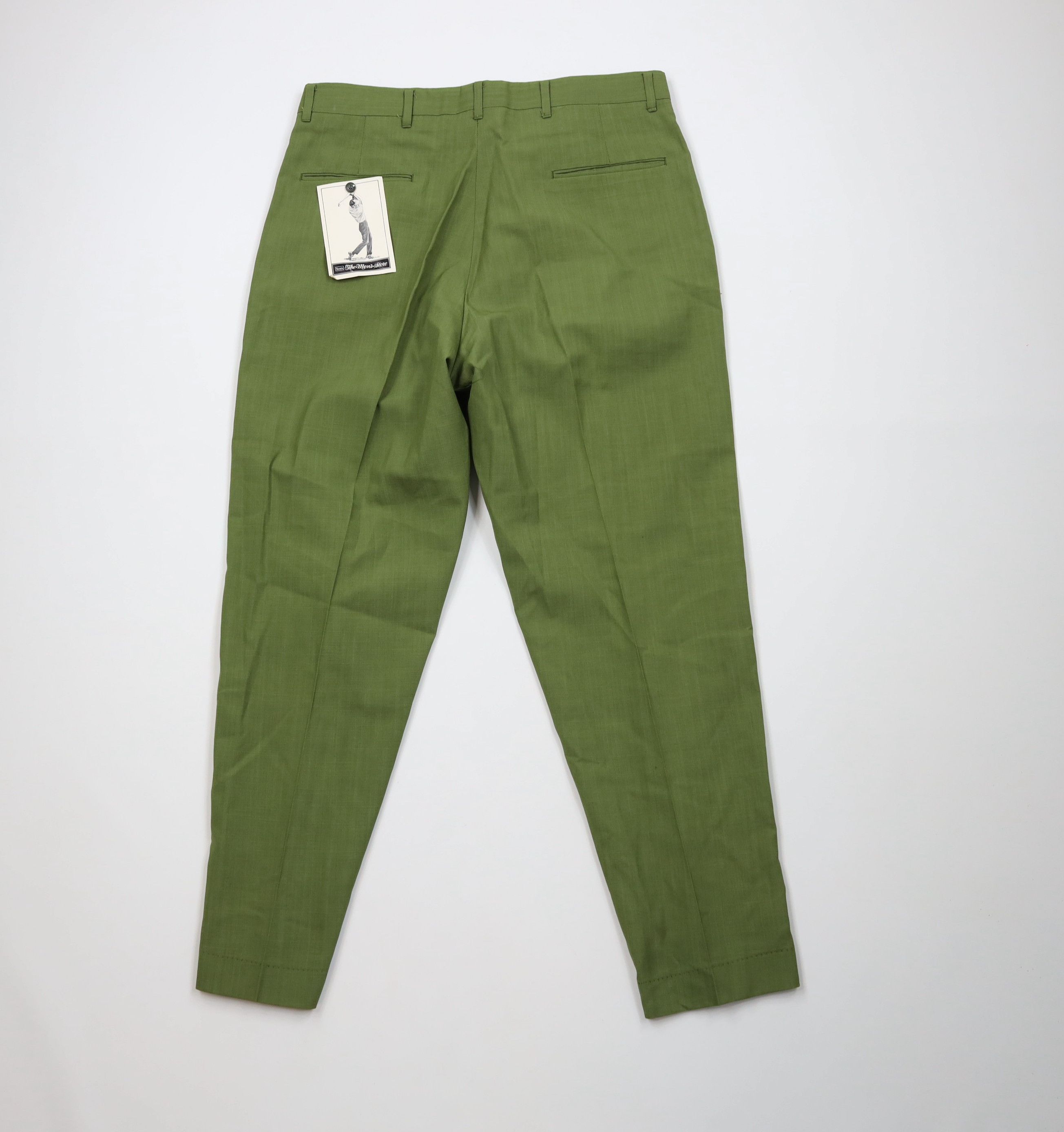 Vintage Deadstock Vintage 60s 70s Chino Pants Avocado Green USA Size US 36 / EU 52 - 11 Thumbnail