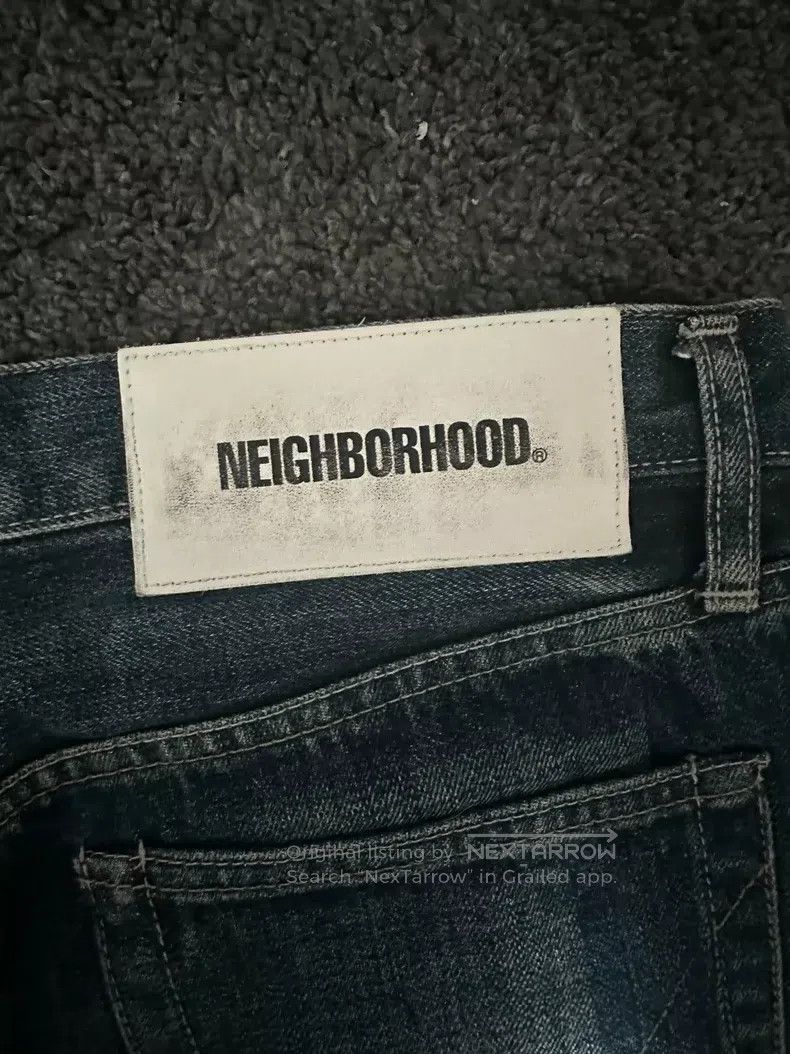 Neighborhood Neighborhood size L Indigo Basic Washed Denim Jeans Size US 27 - 6 Thumbnail