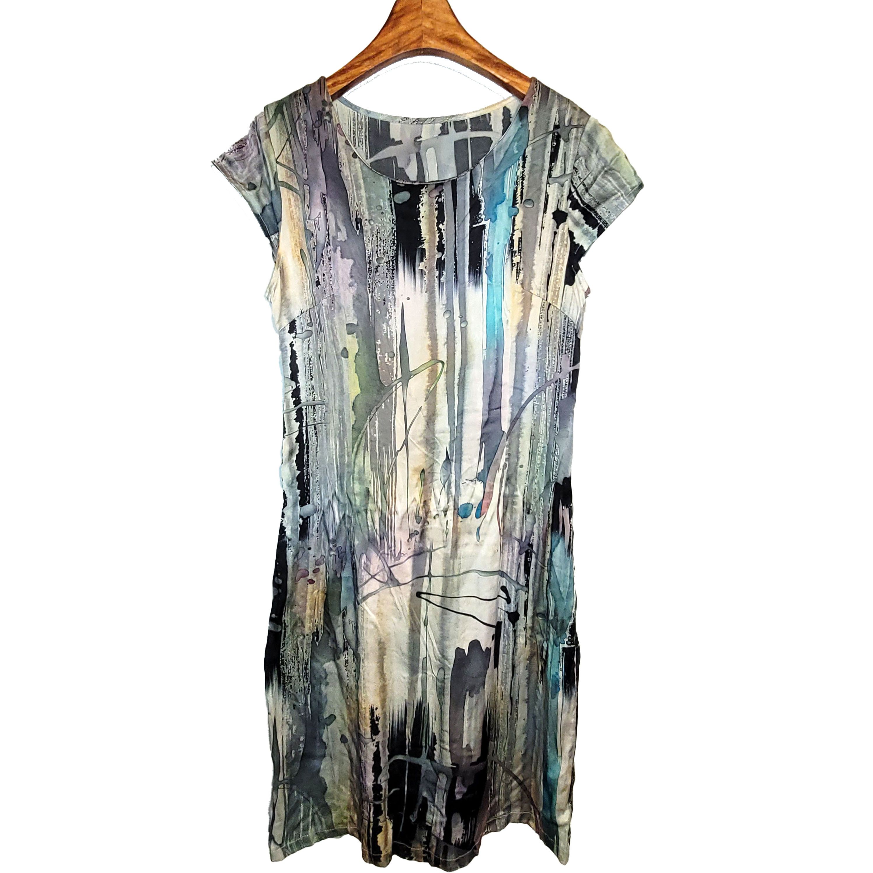 Other Women's Silk Size XXS Short Sleeve Dress SAJ438 Size XXS / US 00 / IT 34 - 1 Thumbnail