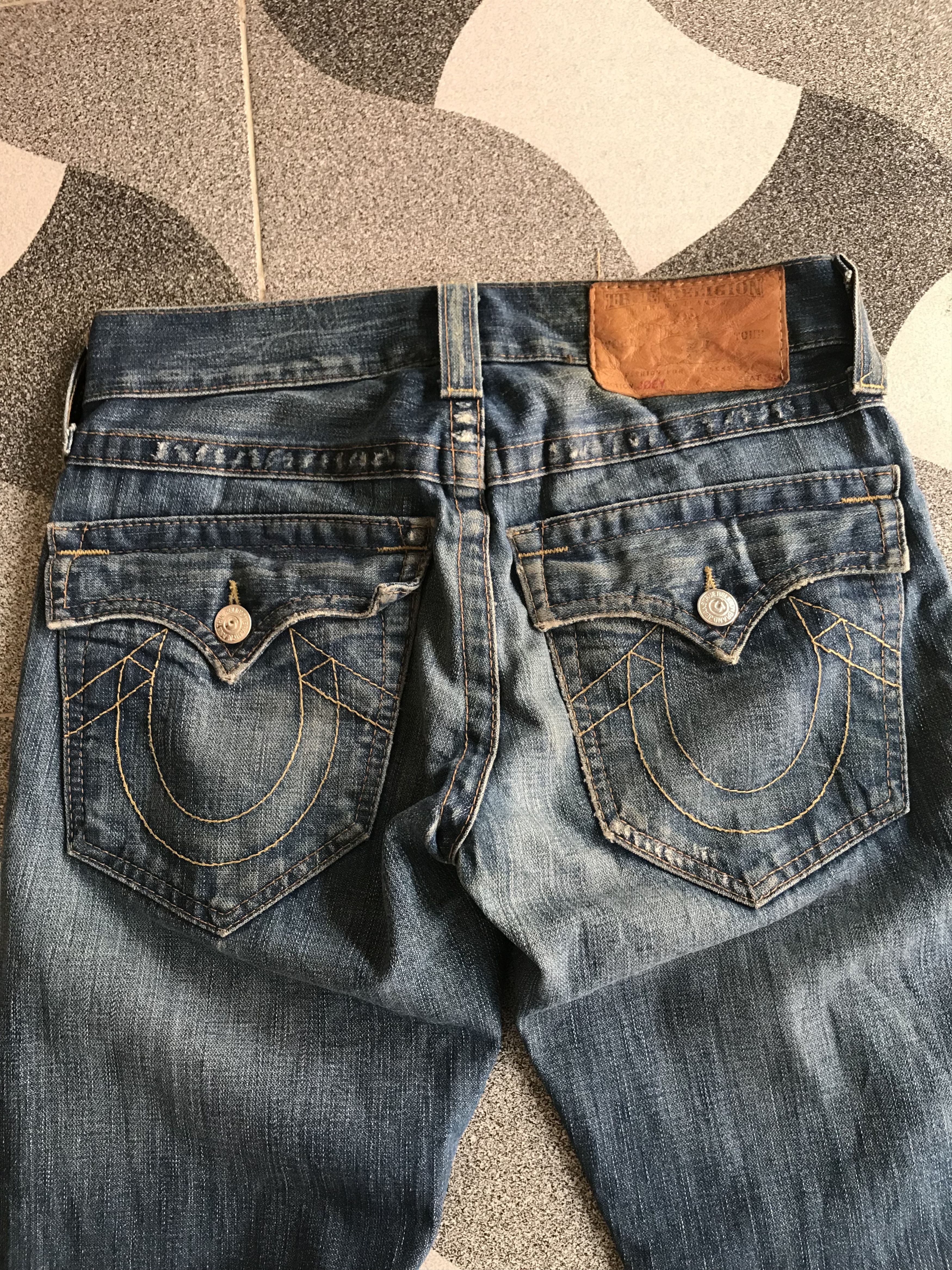 True Religion × Vintage True Religion Distressed Flared Size US 29 - 5 Thumbnail