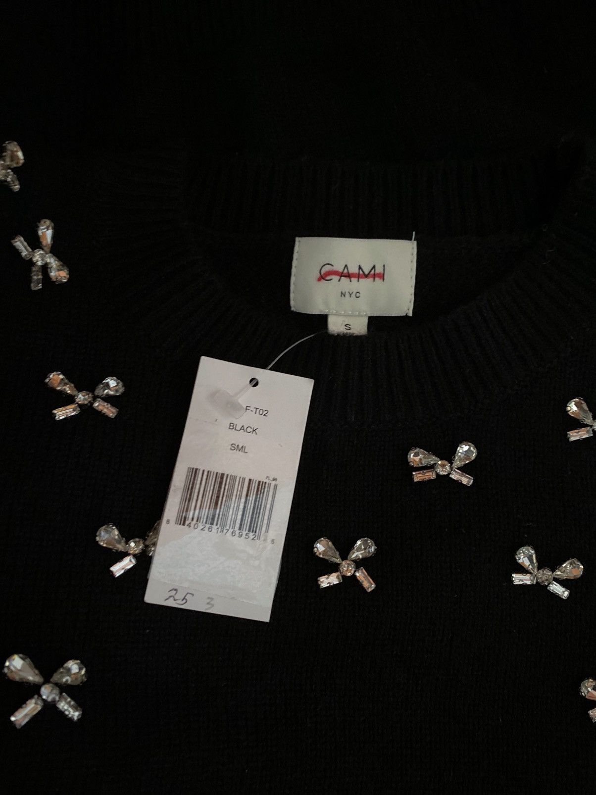 CAMI NYC Cami Nyc Lulie Embellished Wool Sweater size S Size S / US 4 / IT 40 - 10 Thumbnail