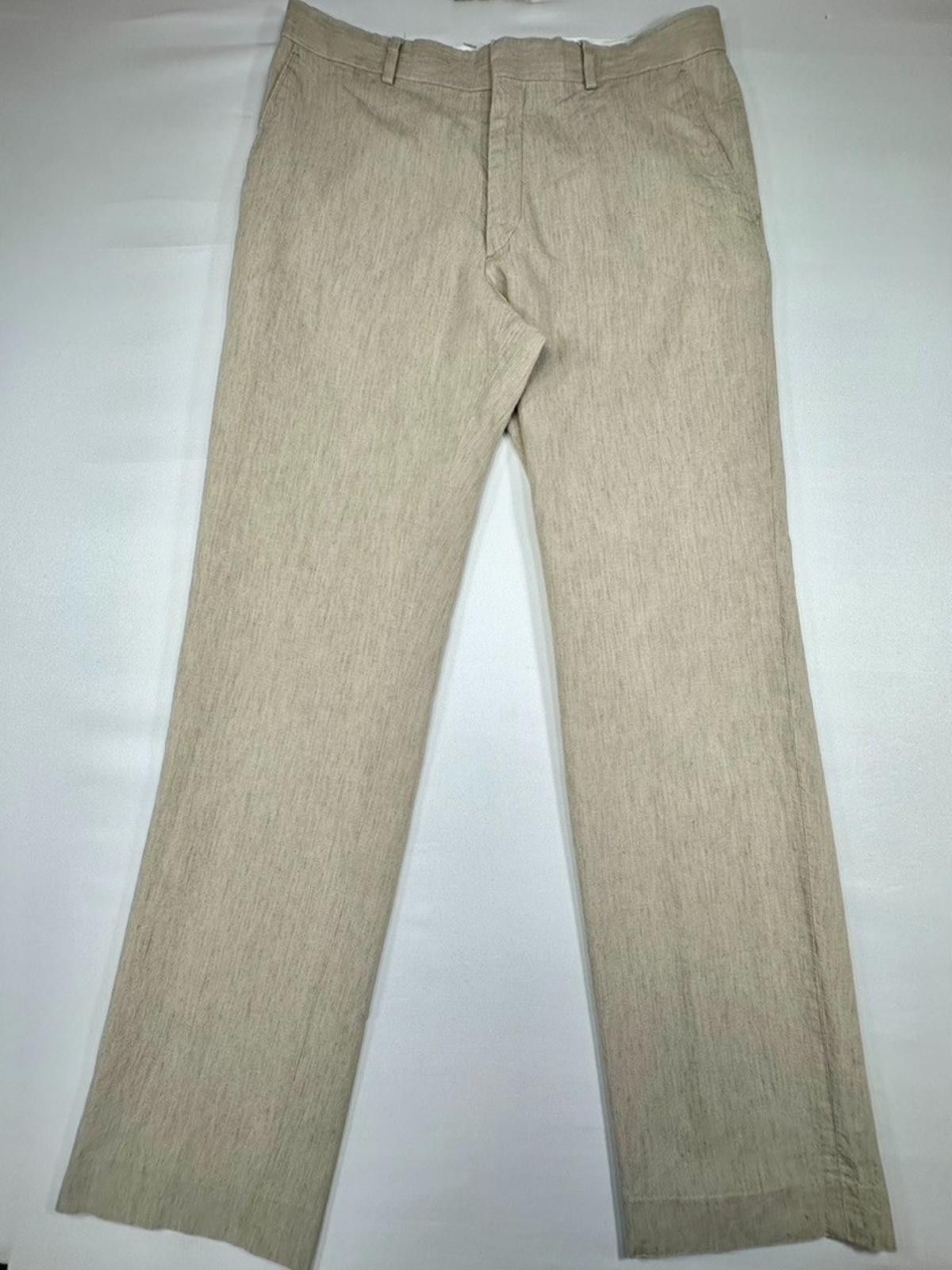 Banana Republic Banana Republic Tailored Flat Front Chinos Brown Mens 32/34 Size US 32 / EU 48 - 1 Thumbnail
