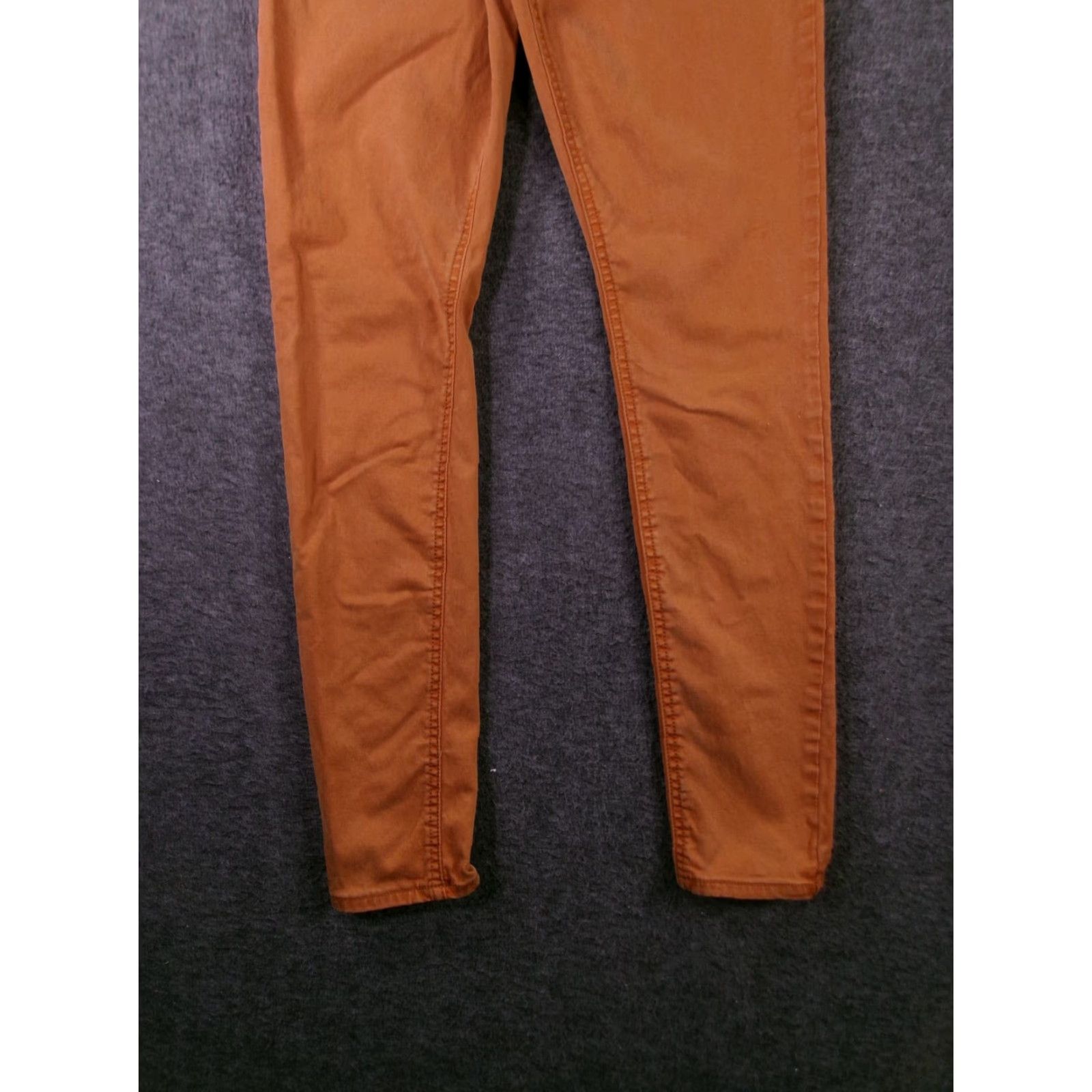 Old Navy Old Navy Jeans Womens 4 Rockstar Super Skinny Stretch Tobacco Leaf Brown Slim Size 27" / US 4 / IT 40 - 3 Thumbnail