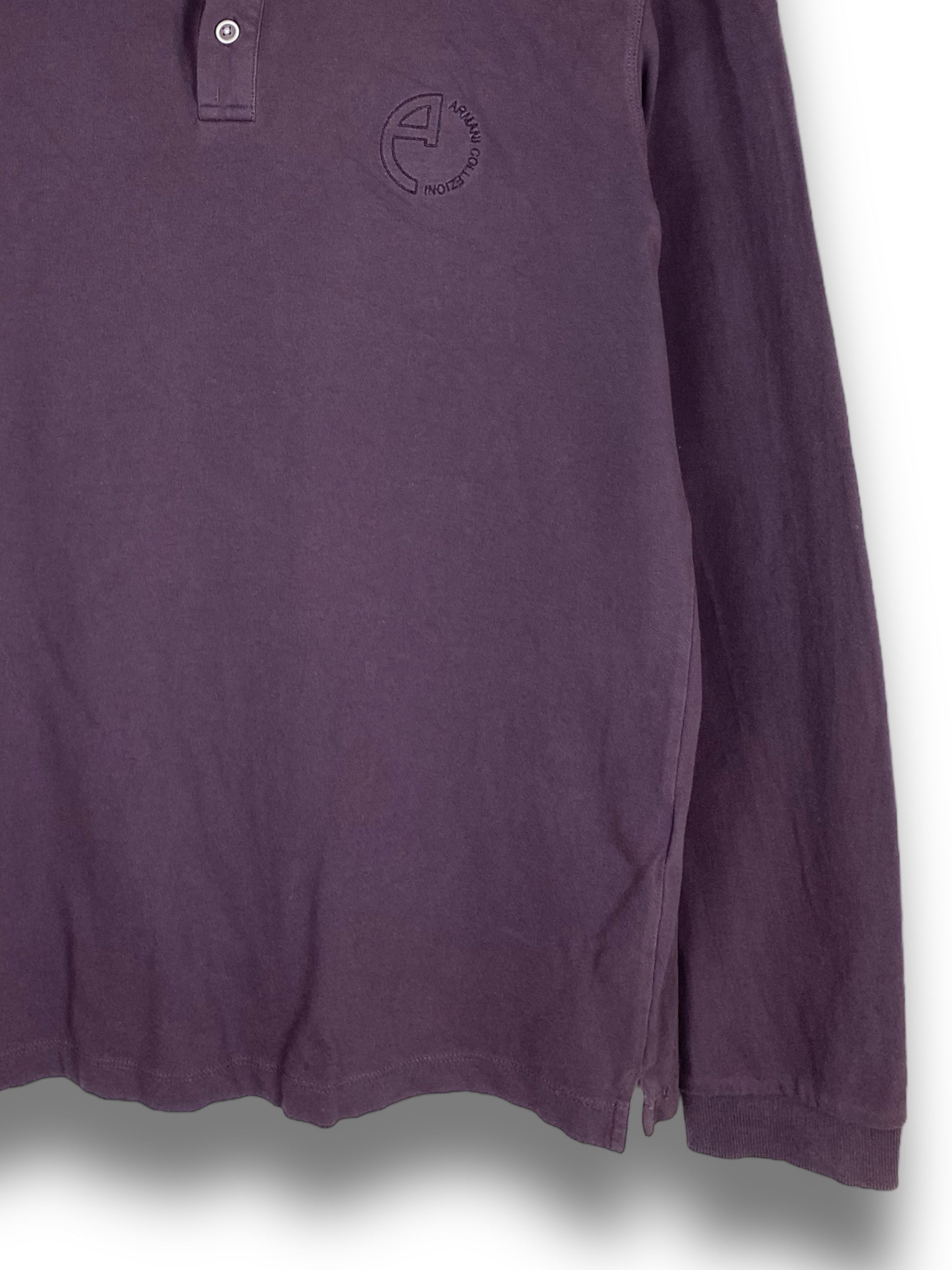 Armani Collezioni Vintage ARMANI COLLEZIONI Purple Sweatshirt M463 Size US M / EU 48-50 / 2 - 2 Thumbnail