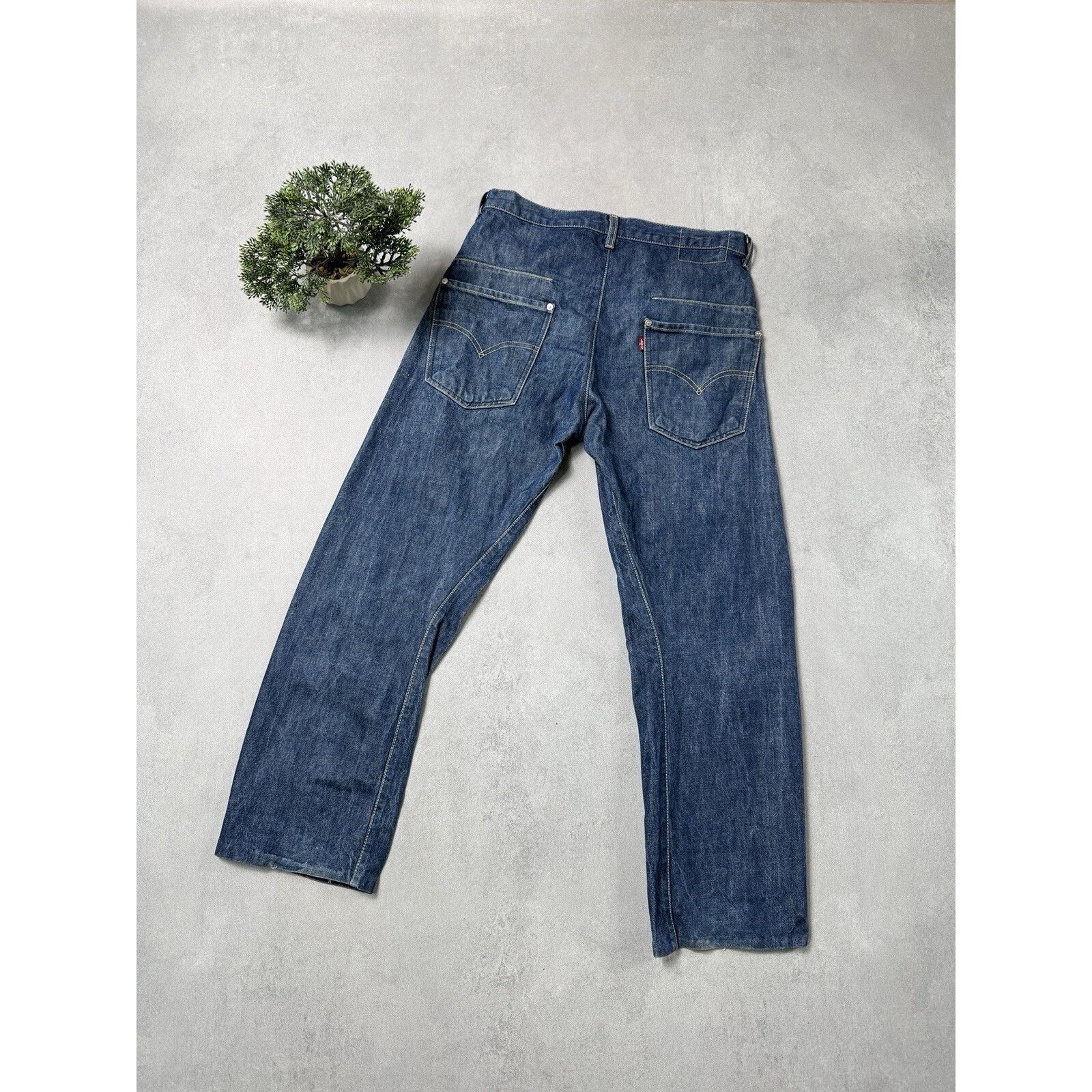Levi's Levis Twisted 0835 Engineered Jeans Blue Men Streetwear Size US 32 / EU 48 - 15 Thumbnail