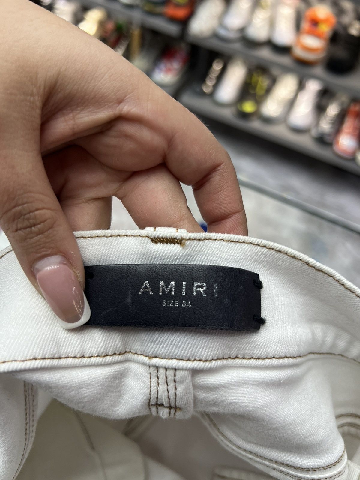 Amiri Amiri White Ripped Jeans Size US 34 / EU 50 - 9 Thumbnail