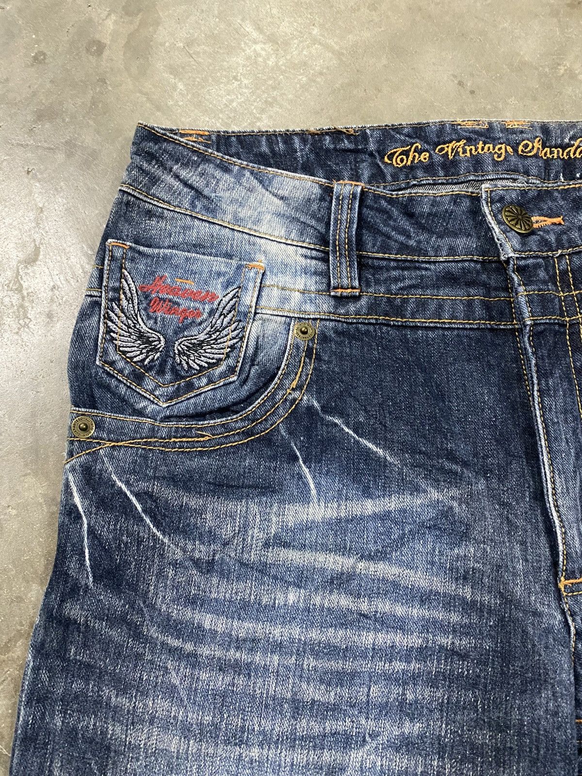 Tornado Mart Super Flare Jeans Japanese Unknown Heaven Vintage @299 Size US 32 / EU 48 - 10 Thumbnail