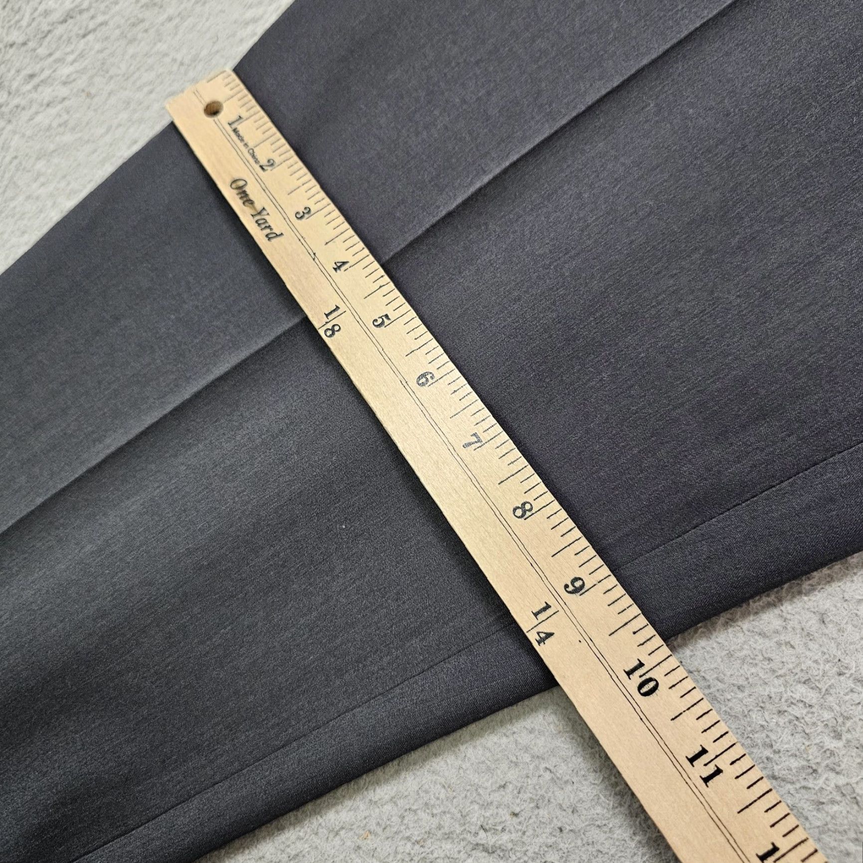 Vintage Ballin Dress Pants Mens 38x31 Gray Comfort-EZE Flat Front Straight Office Size US 38 / EU 54 - 5 Thumbnail