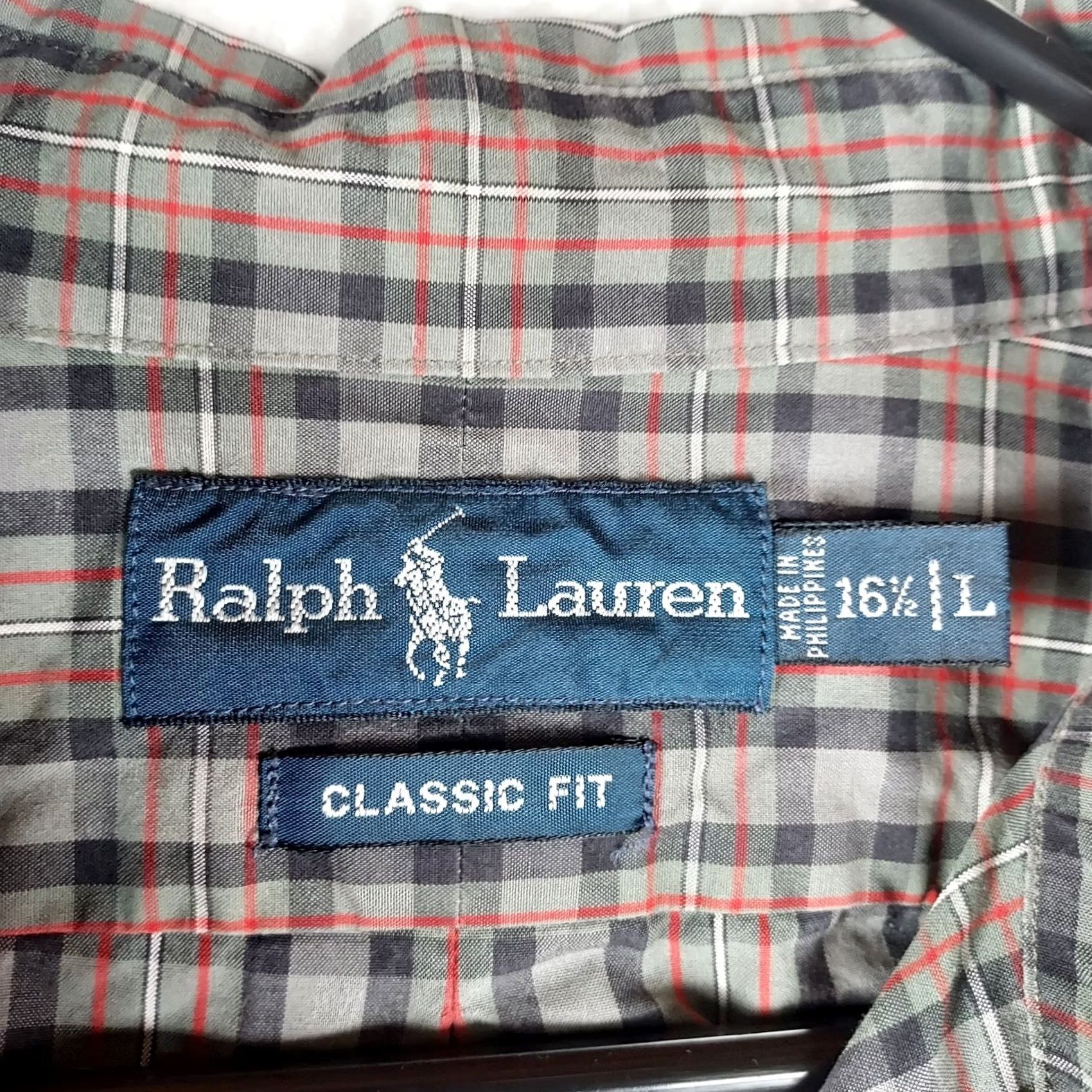 Ralph Lauren Ralph Lauren Men’s L Classic Fit Plaid Button Down Shirt Red Pony Logo Cotton Shirt Size US L / EU 52-54 / 3 - 4 Thumbnail