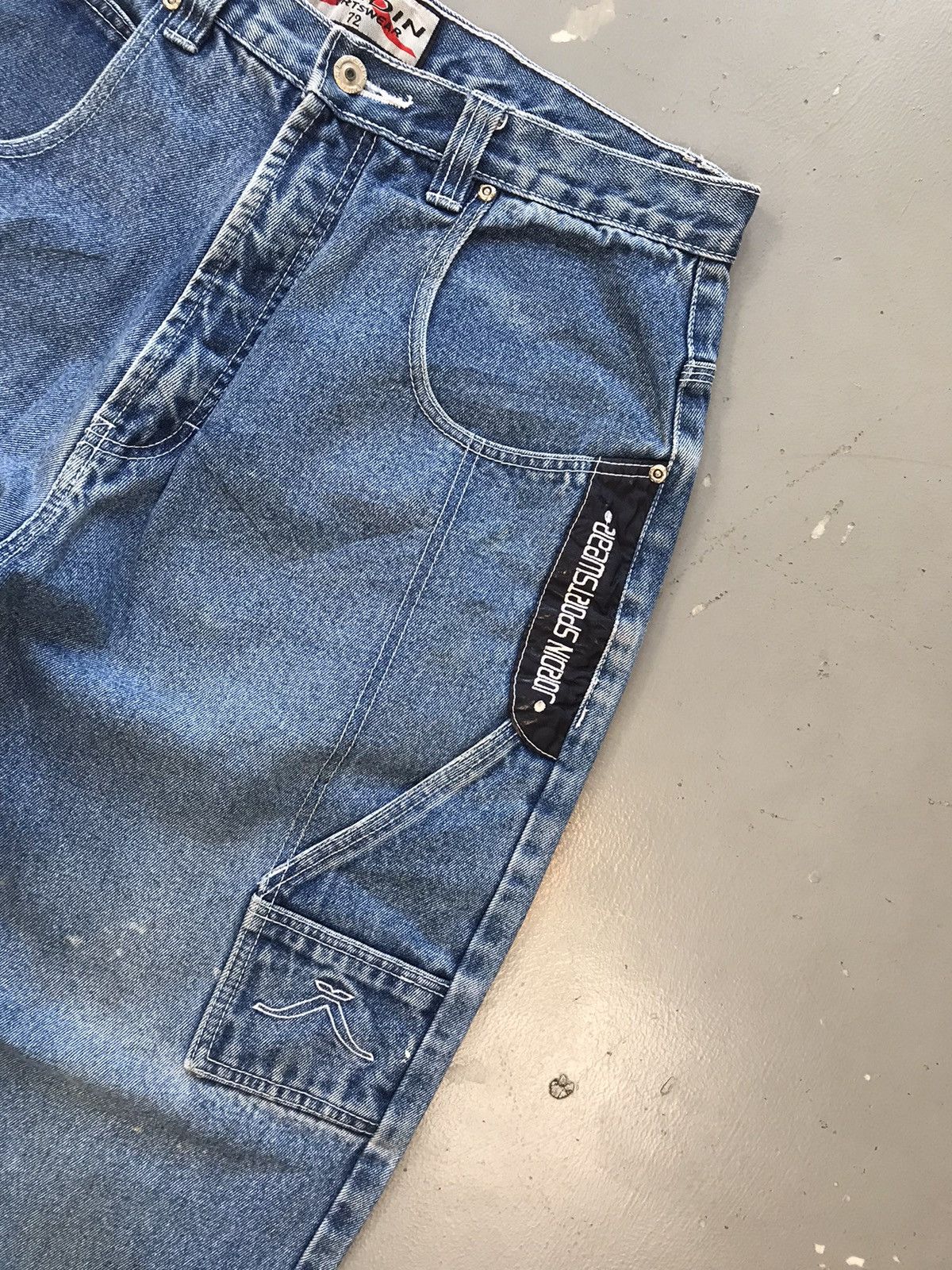 JNCO × Southpole × Vintage Vintage Jordin sportswear SpellOut logo denim Size US 32 / EU 48 - 6 Thumbnail
