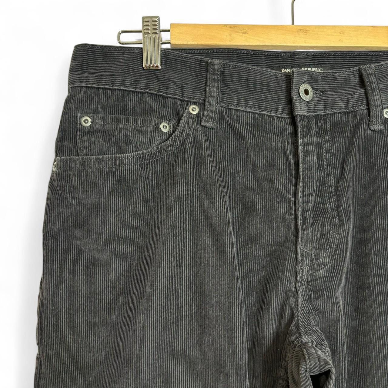 Banana Republic Banana Republic Charcoal Corduroy Pants Size US 33 - 2 Thumbnail