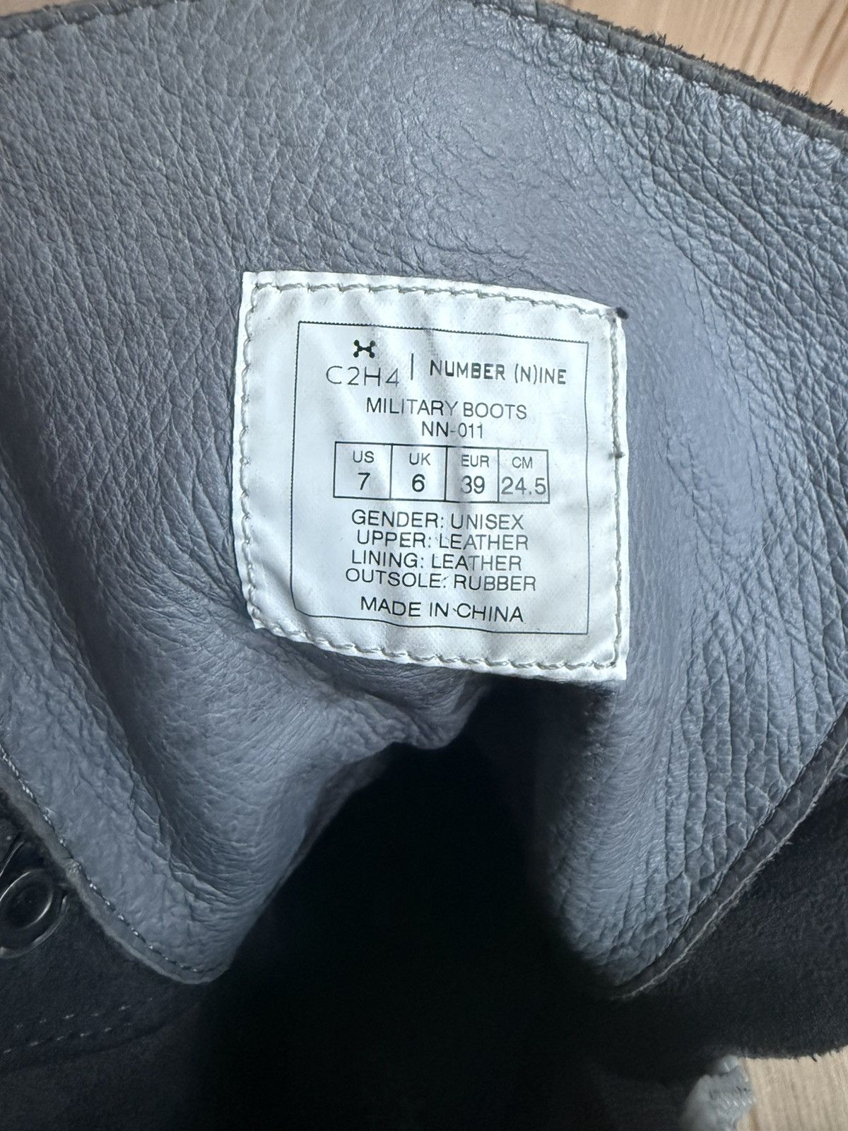 C2H4 × Number (N)ine Combat military boots Size US 7 / EU 40 - 10 Thumbnail