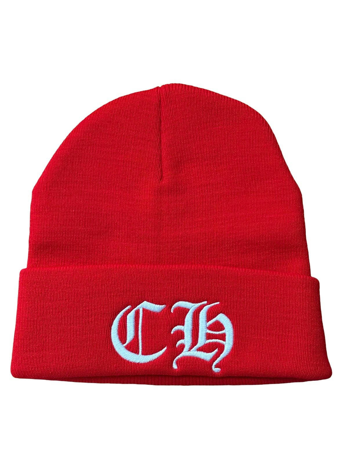 Chrome Hearts Chrome Hearts Red Beanie Size ONE SIZE - 1 Thumbnail