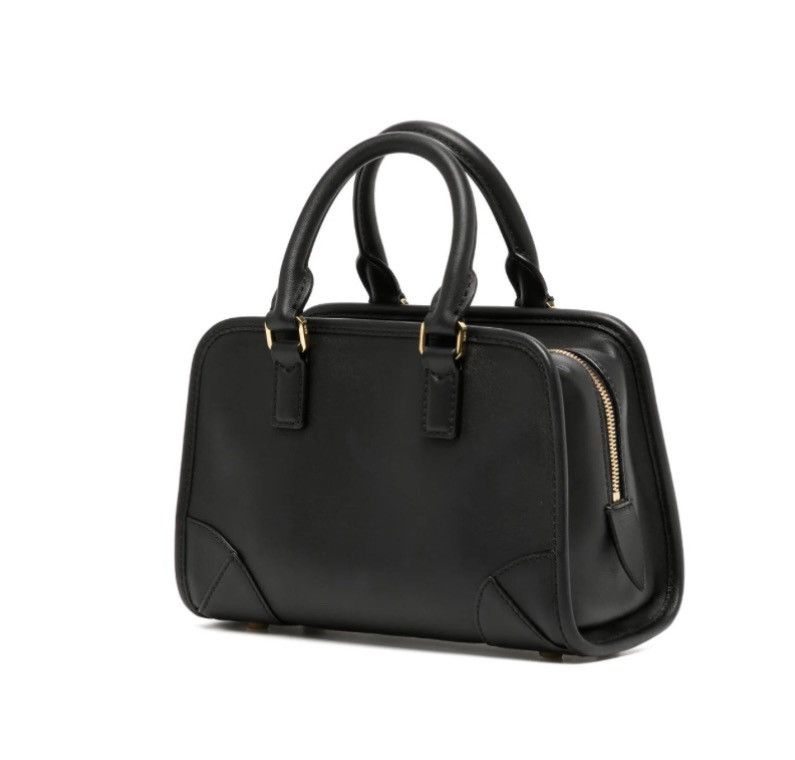 MCM NWT MCM Aren Mini Crossbody Black Leather Logo Embossed Bag Size ONE SIZE - 3 Thumbnail