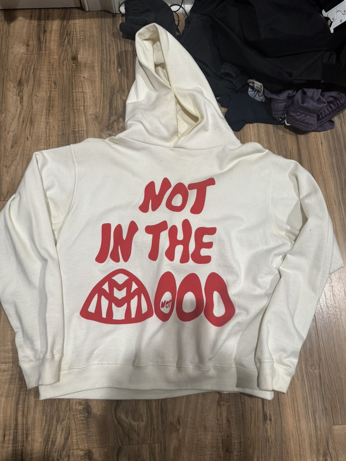 Other Mood swings white and red hoodie Size US M / EU 48-50 / 2 - 1 Thumbnail