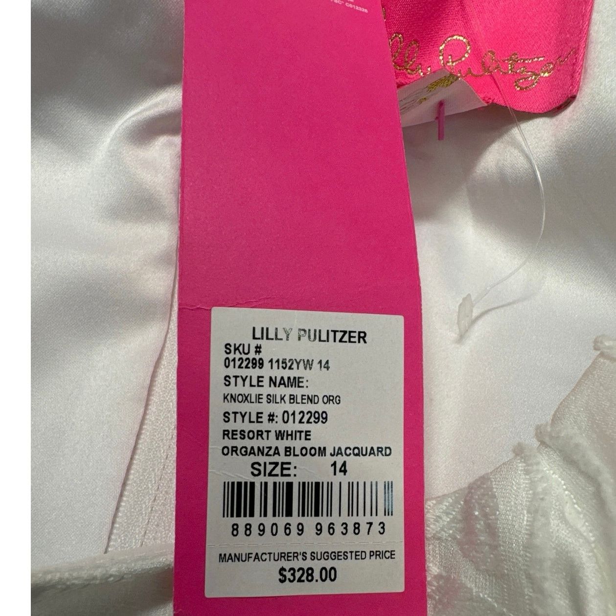 Lilly Pulitzer Lilly Pulitzer Knoxlie Silk Blend White Dress women sz 14 Size XL / US 12-14 / IT 48-50 - 8 Thumbnail