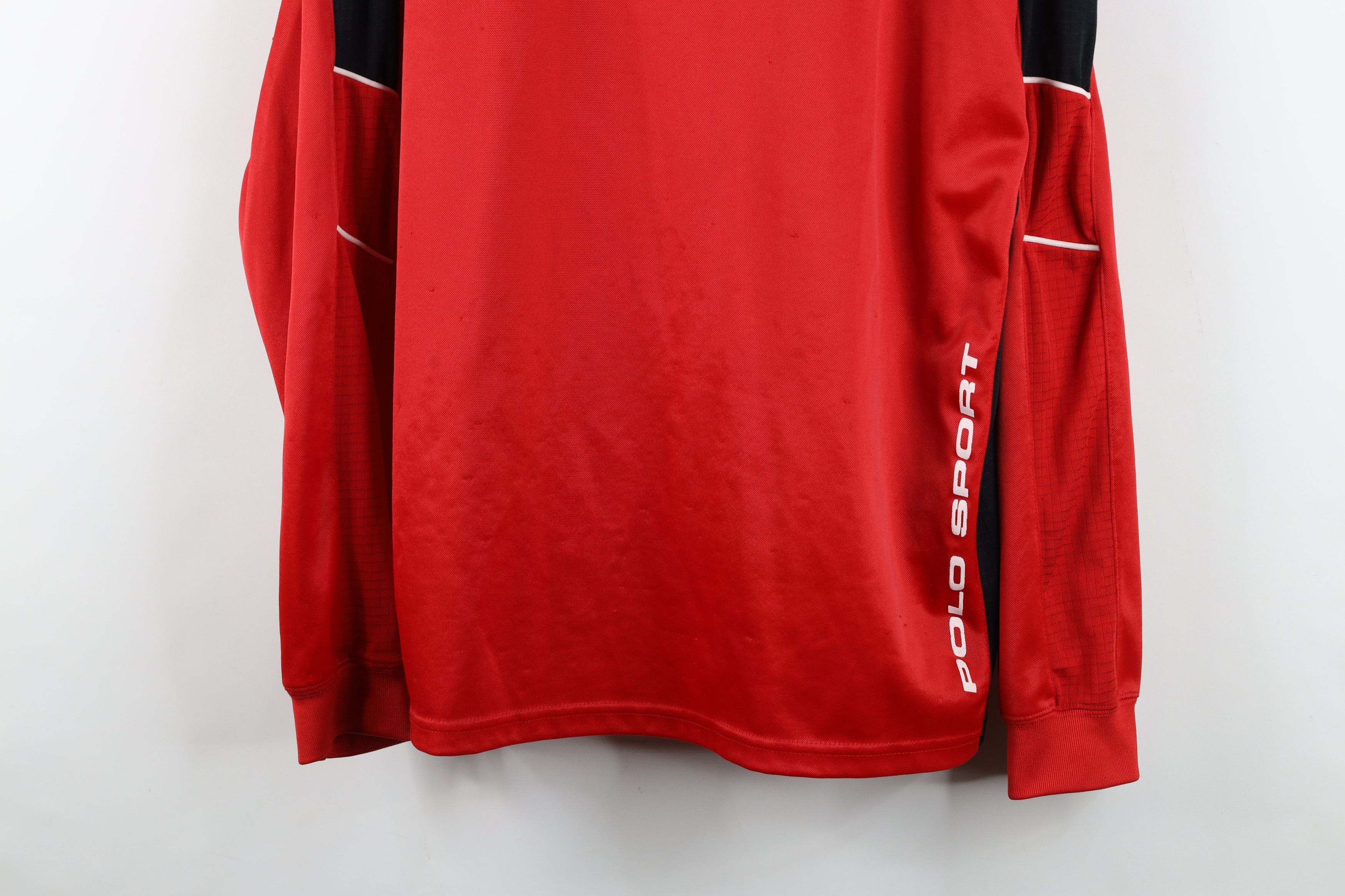 Ralph Lauren Vintage 90s Polo Sport Ralph Lauren Spell Out Knit T-Shirt Size US L / EU 52-54 / 3 - 3 Thumbnail
