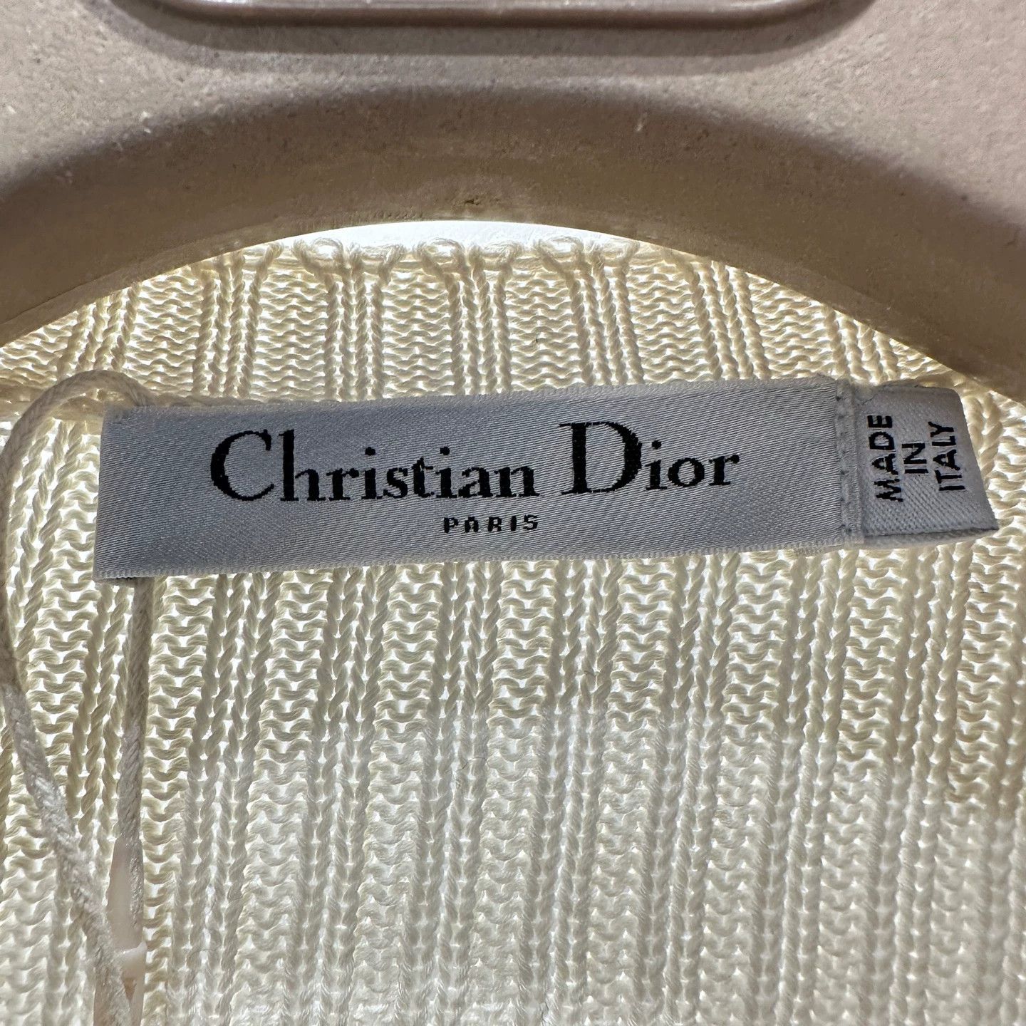 Christian Dior Monsieur Dior apr62 Star Slogan Stripe Shoulder-Tab Knit 36 Cotton Size XS / US 0-2 / IT 36-38 - 3 Thumbnail