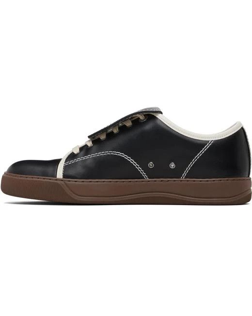 Lanvin os11x0226 Dbb1 Sneakers With Leather Tongue In Black Size US 9 / EU 42 - 5 Thumbnail