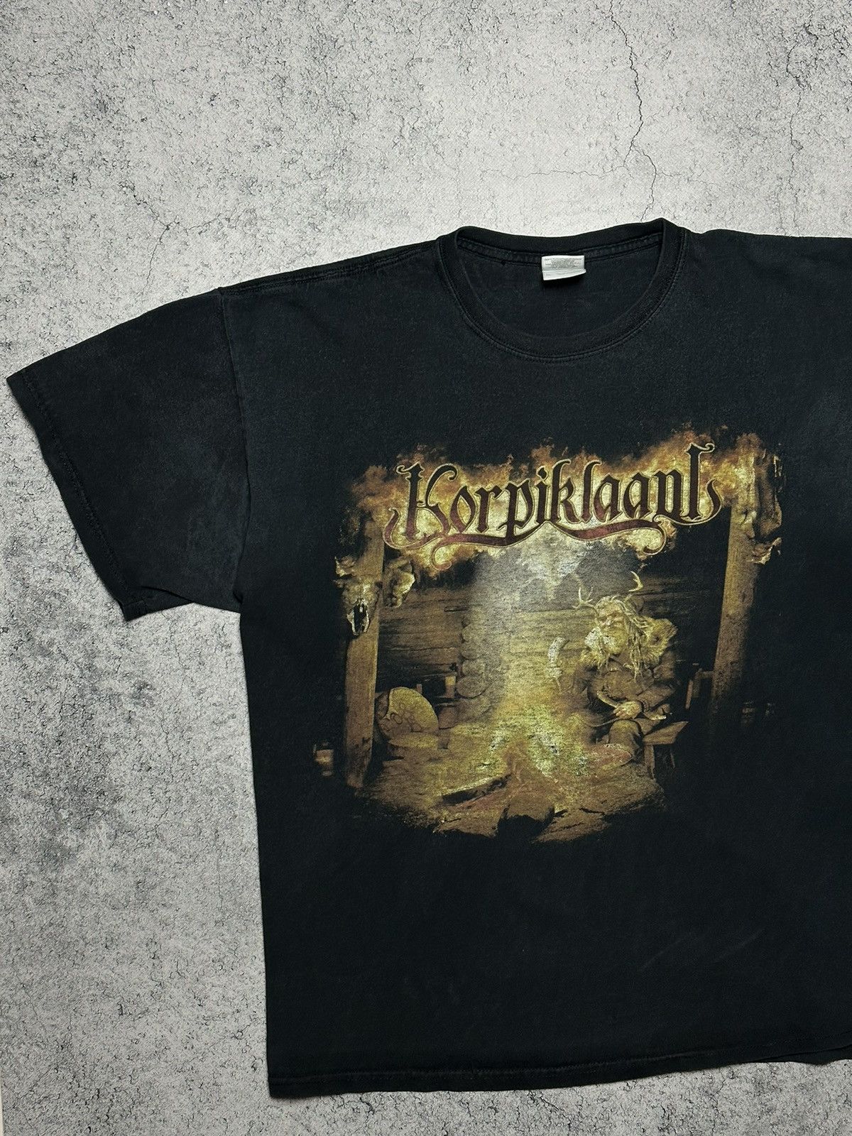 Band Tees Vintage Korpiklaadi Karkelo 2009 Finnish Metal Band Tee Size US XL / EU 56 / 4 - 2 Thumbnail