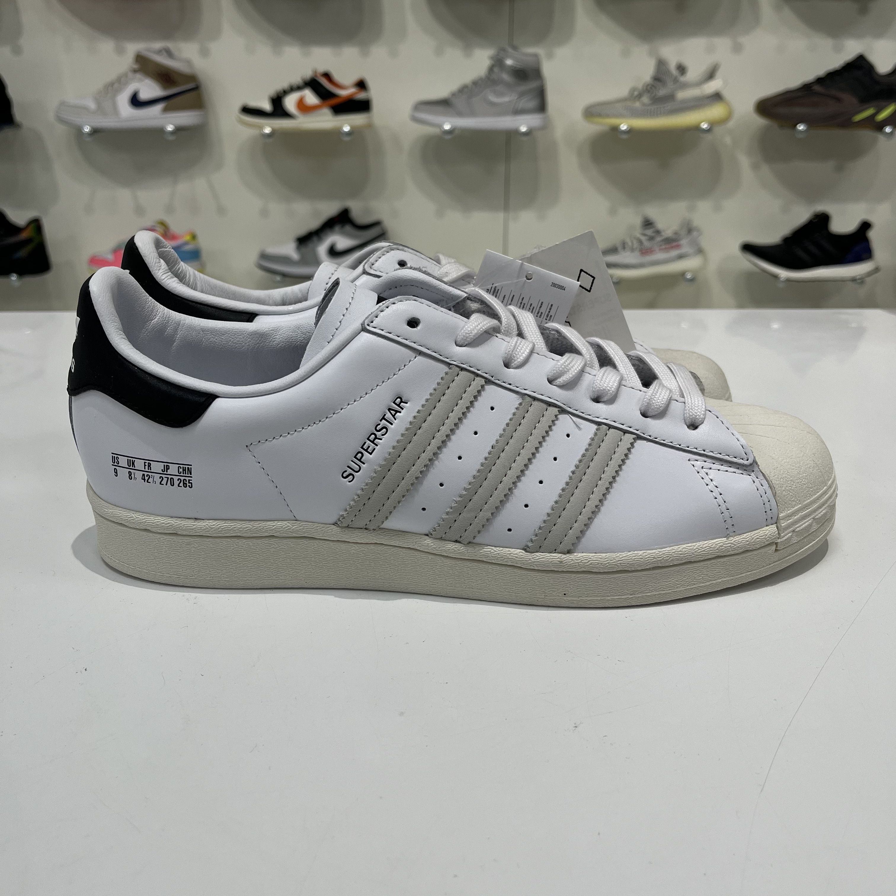 Adidas Adidas Superstar White/Black Size US 9 / EU 42 - 4 Thumbnail