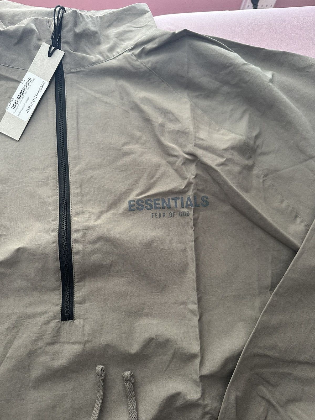 Essentials Essentials fear of god half zip track jacket | Grailed