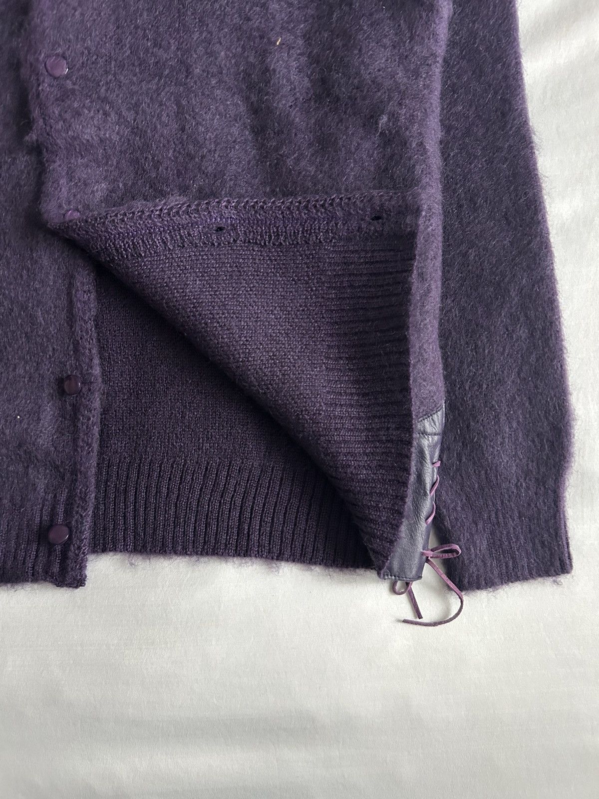 Needles Needles Mohair Cardigan Purple Wool Made in Japan Size US M / EU 48-50 / 2 - 4 Thumbnail