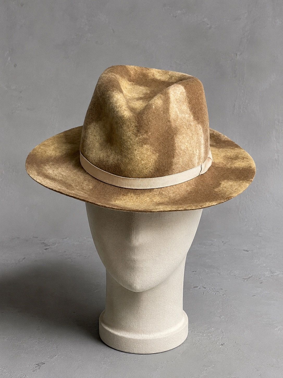 Japanese Brand Iconic ca4la Japan Cow Skin Yohji Visvim Style Fedora Hat Size ONE SIZE - 1 Thumbnail
