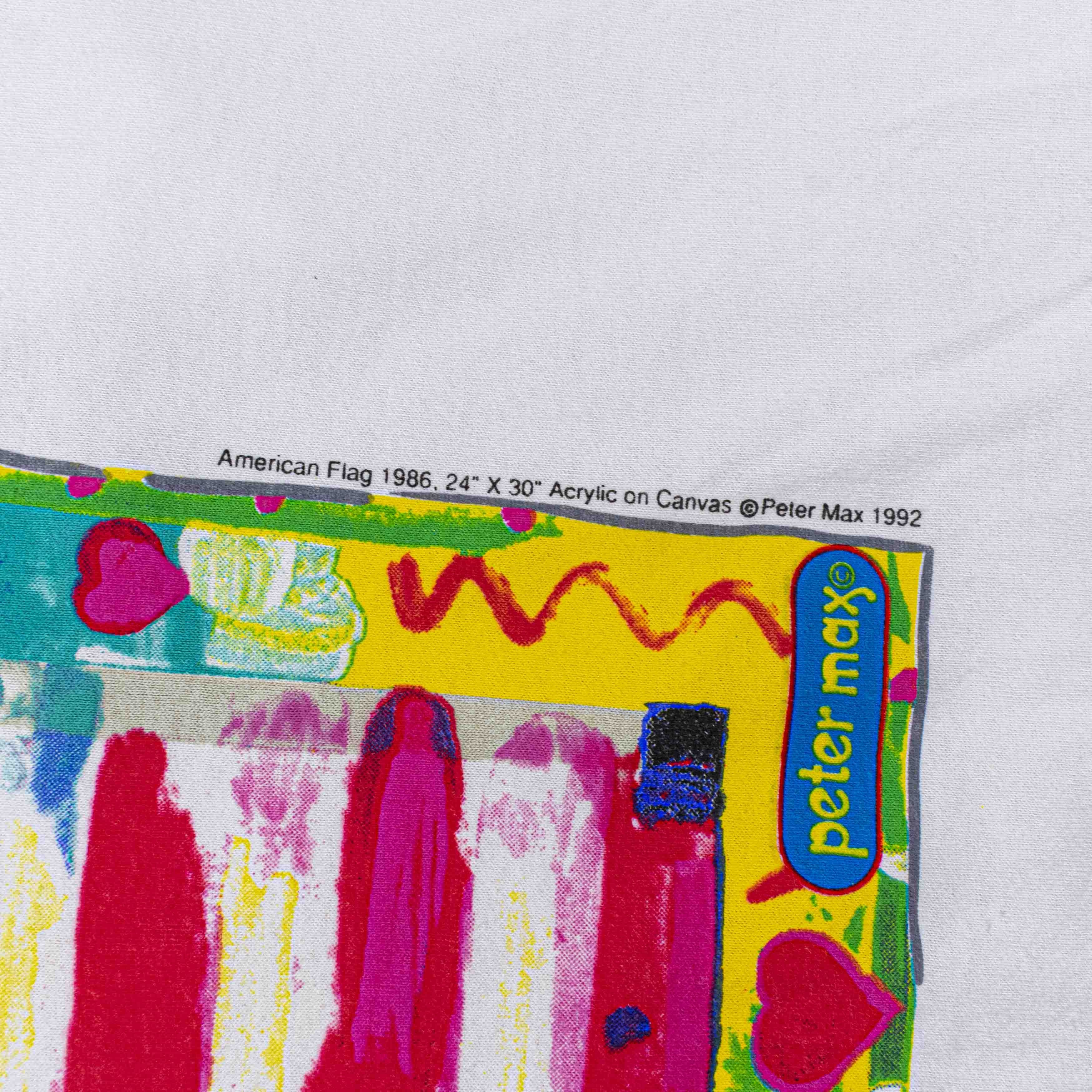 Salem Sportswear 1994 World Cup USA Peter Max Art T-Shirt Salem Sportswear Size US XL / EU 56 / 4 - 11 Thumbnail