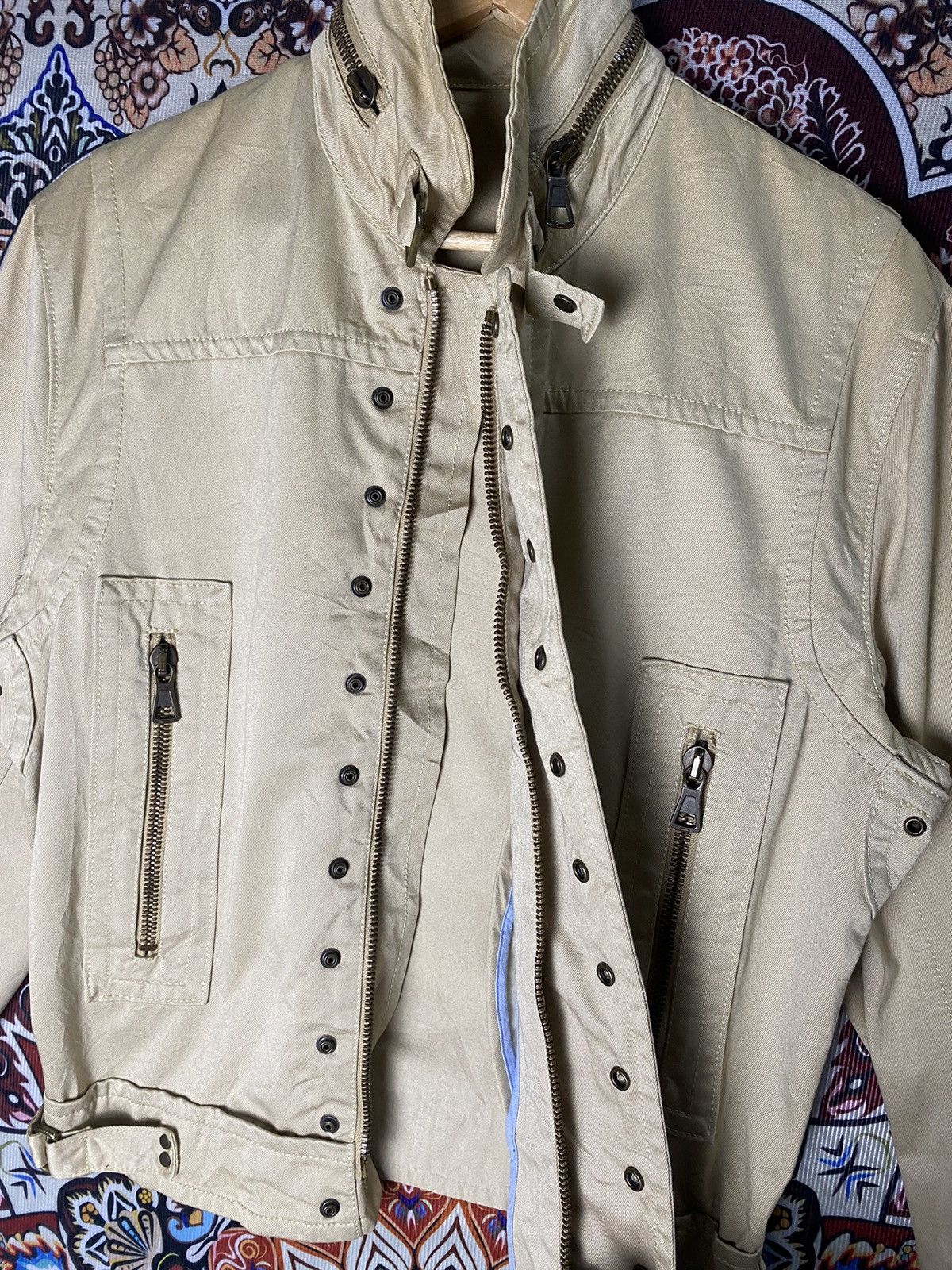 Dsquared2 Dsquared2 Khakis Rider Biker Jacket Size US M / EU 48-50 / 2 - 11 Thumbnail