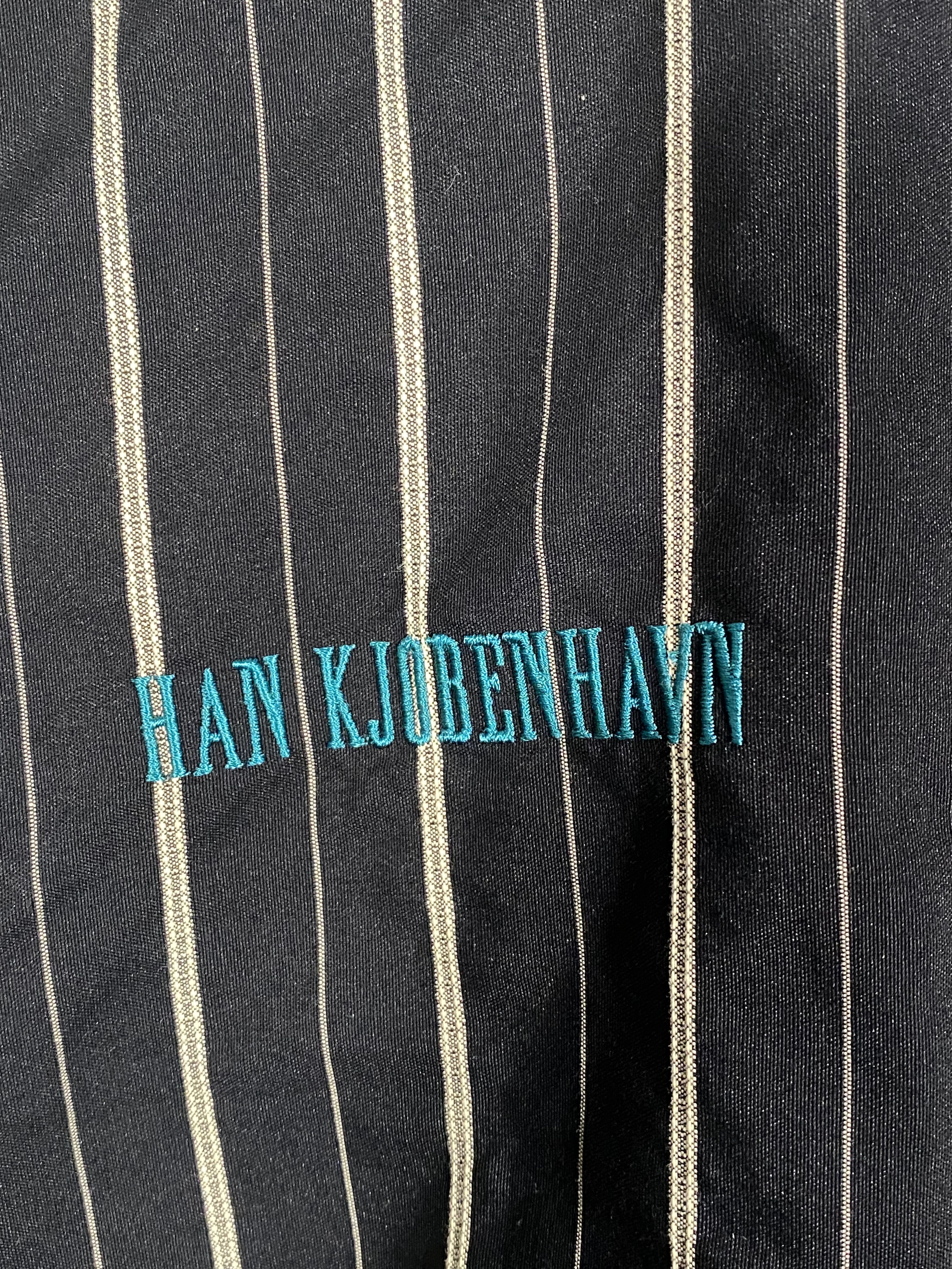 Puma Puma X Han Kjobenhavn Black Cotton PINSTRIPE Track Jacket Size US M / EU 48-50 / 2 - 2 Thumbnail