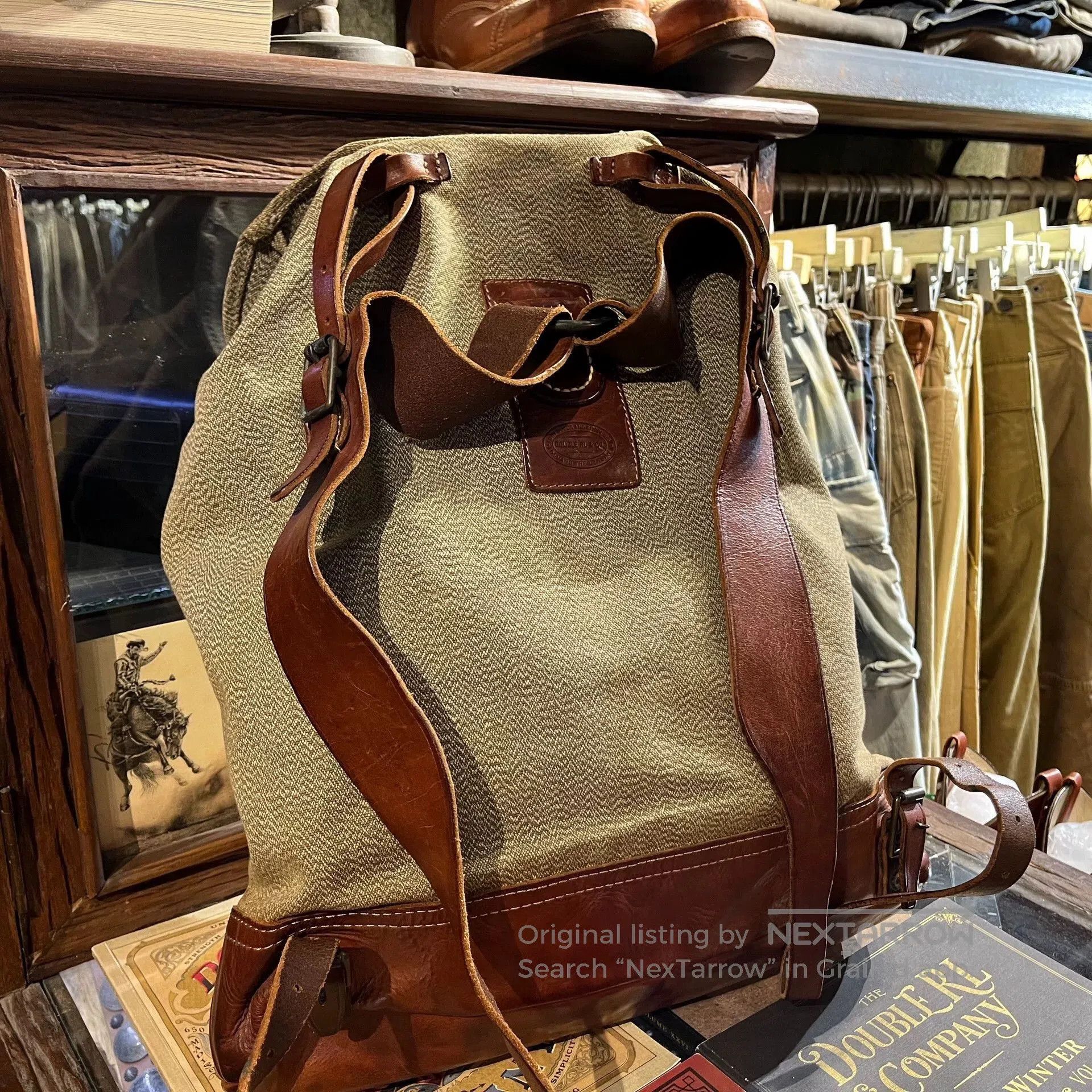 RRL Ralph Lauren double rl rrl pepper salt backpack. Size ONE SIZE - 3 Thumbnail