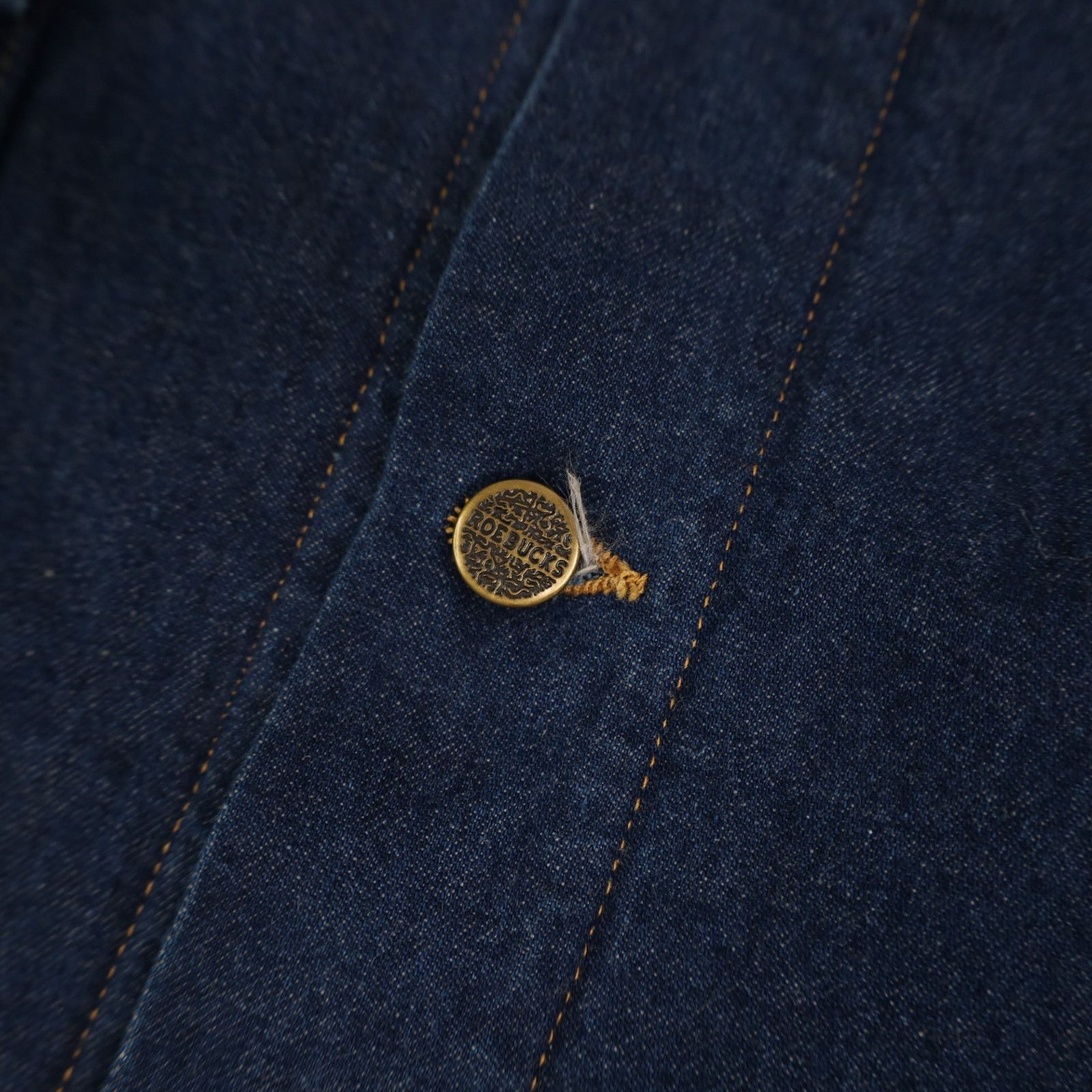 Sears × Vintage VTG Sears Roebuck Blanket Lined Denim Chore Jacket Jacket Size US XL / EU 56 / 4 - 5 Thumbnail