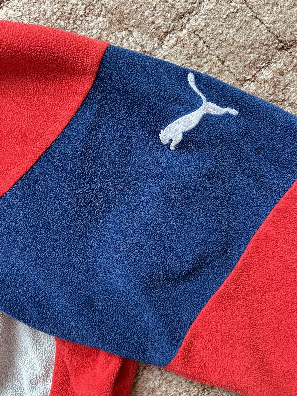 Puma Arsenal Soccer Football Fleece Jacket Puma 1/4 Zip Mens Size US L / EU 52-54 / 3 - 7 Thumbnail