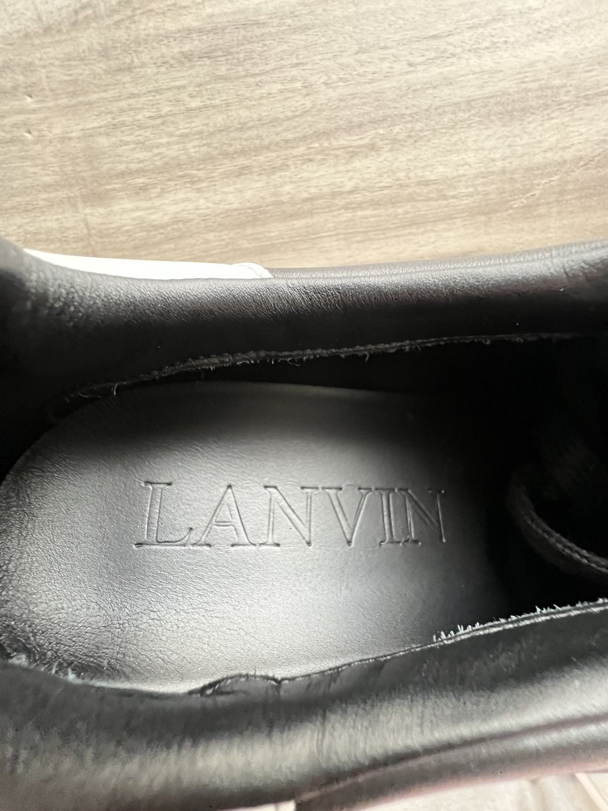 Lanvin LANVIN Ddb0 Leather Platform Sneaker WORN ONCE Sz. 9.5 Women Size US 9.5 / IT 39.5 - 8 Thumbnail