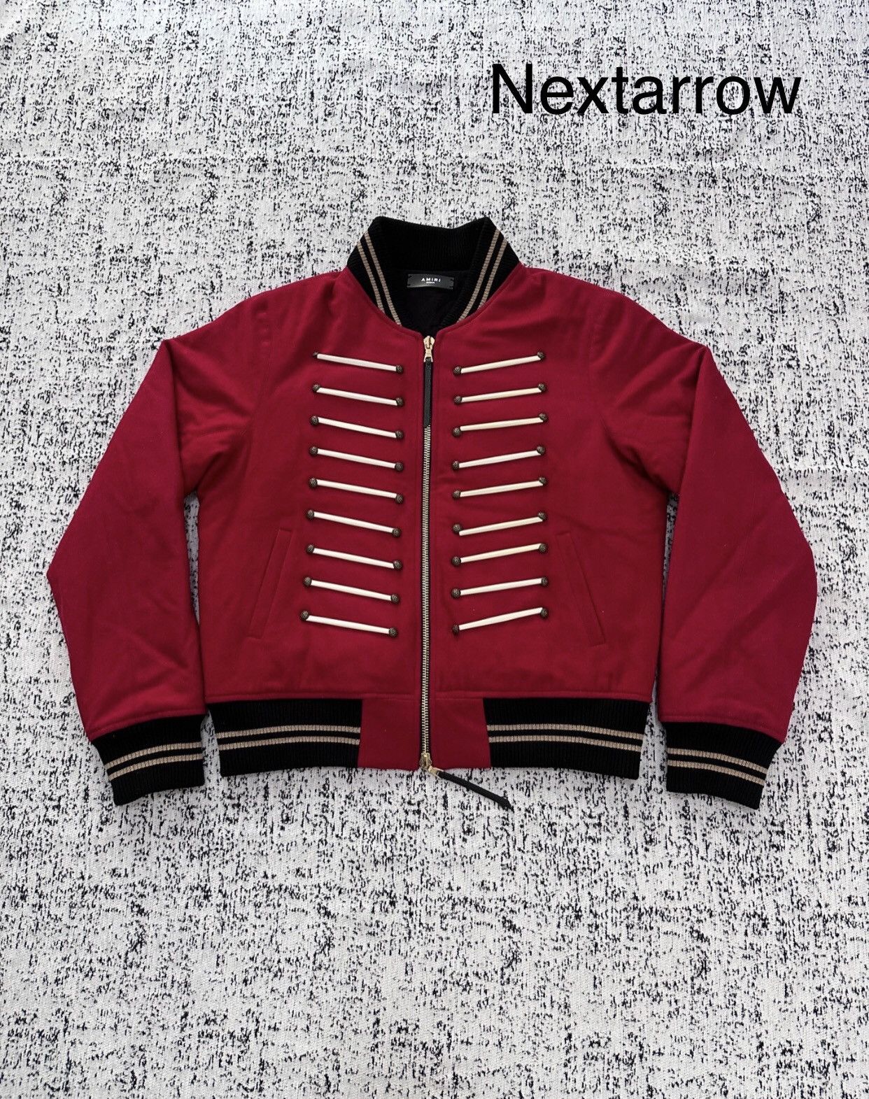 Amiri Amiri Classic Red Palace Jacket High Street Jacket 2412- Size US L / EU 52-54 / 3 - 1 Thumbnail