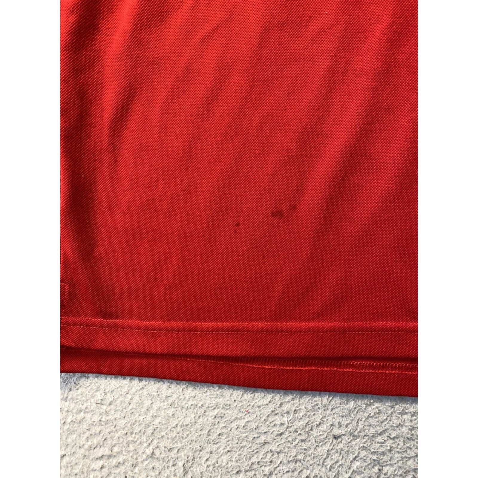 Ralph Lauren VINTAGE Ralph Lauren Polo Shirt XL Red Solid Short Sleeve Collared Casual Mens Size US XL / EU 56 / 4 - 7 Thumbnail