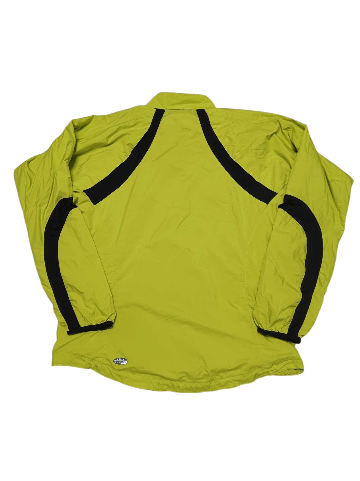 Asics ASICS VINTAGE NYLON ACID GREEN FIRE DRILL TRACK JACKET Size US L / EU 52-54 / 3 - 3 Thumbnail