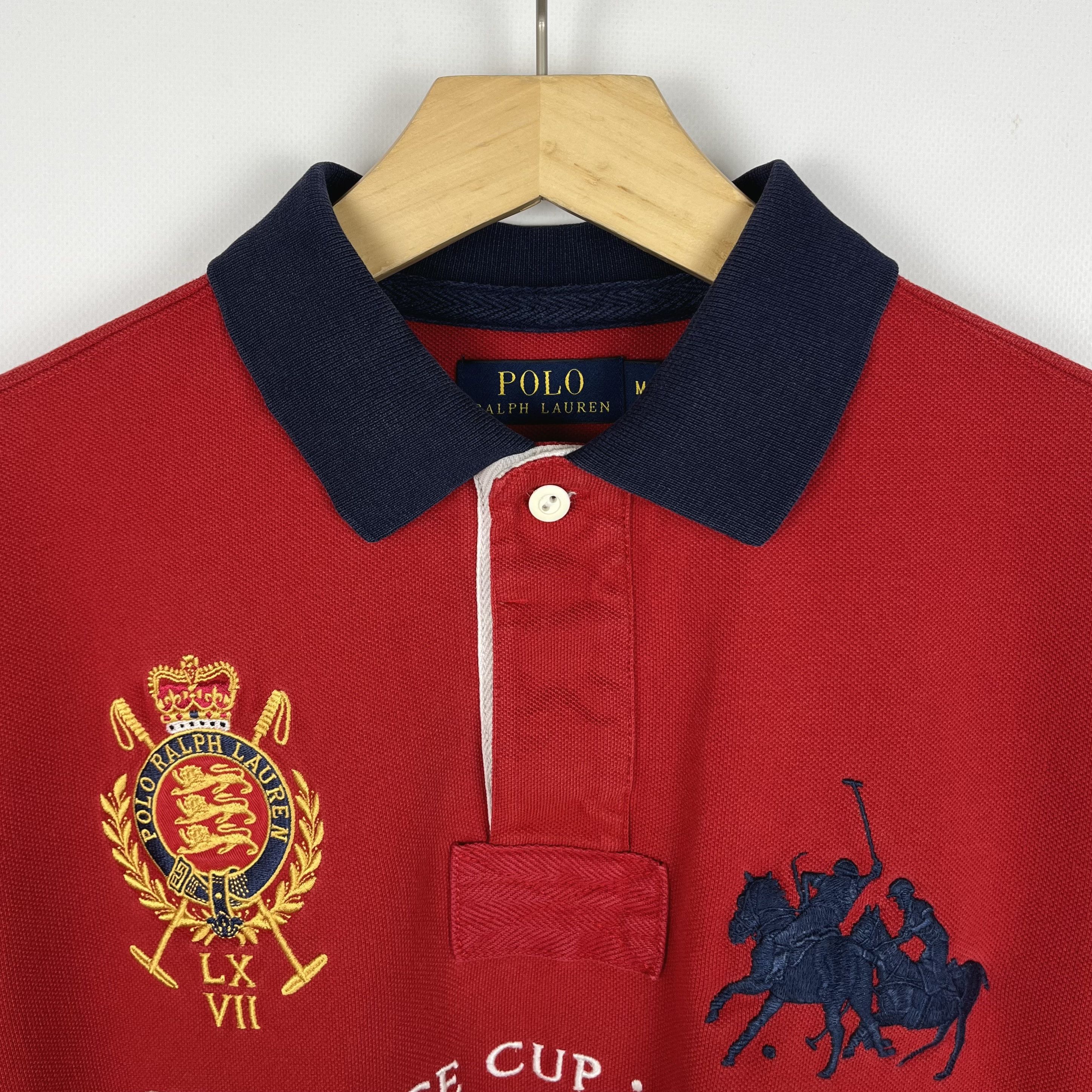 Polo Ralph Lauren Vintage Polo Ralph Lauren Big Logo Polo Shirt 90’s Size US M / EU 48-50 / 2 - 9 Thumbnail