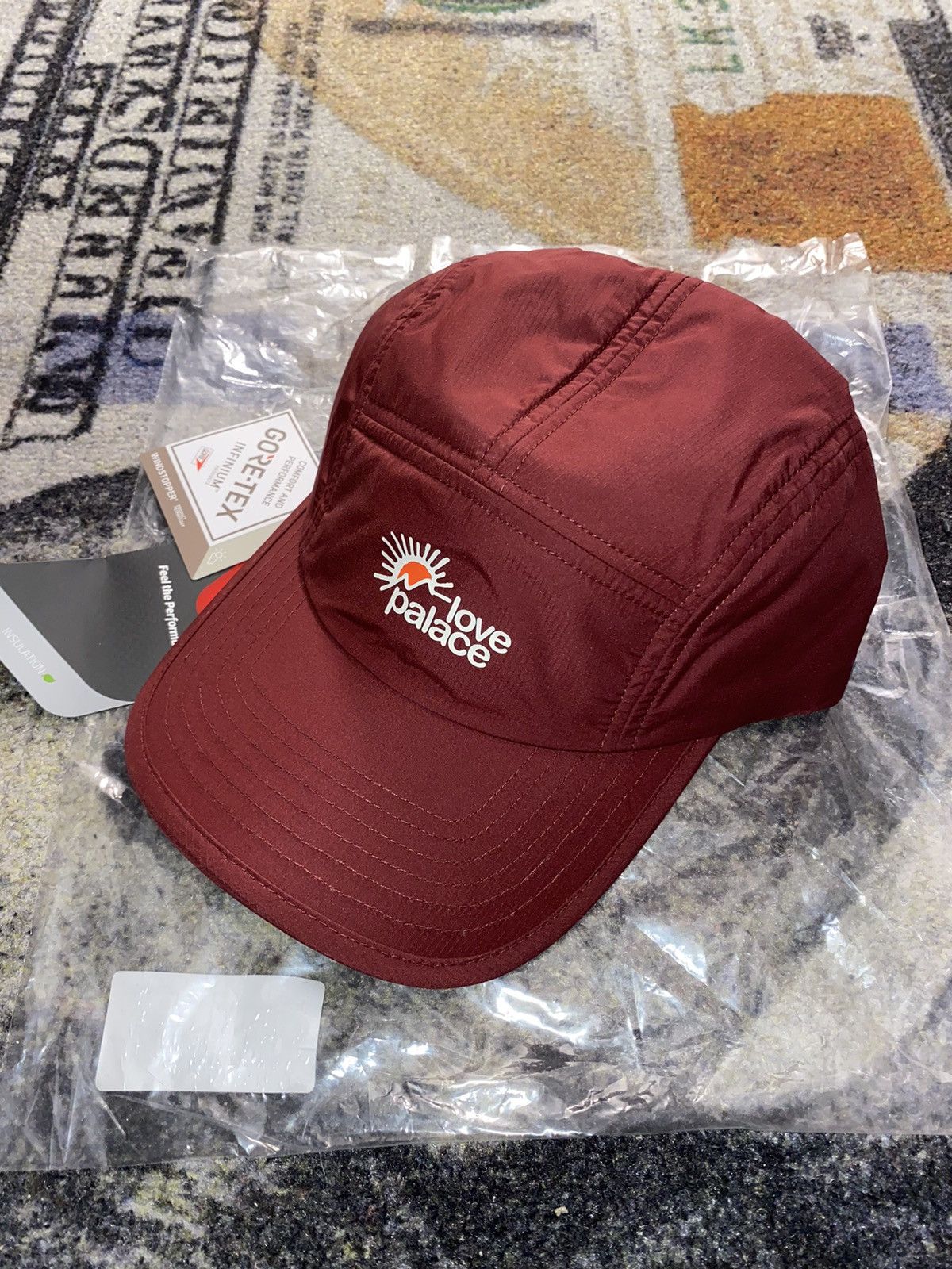 image of Goretex x Palace Gore-Tex Infinium Cap in Red, Men's