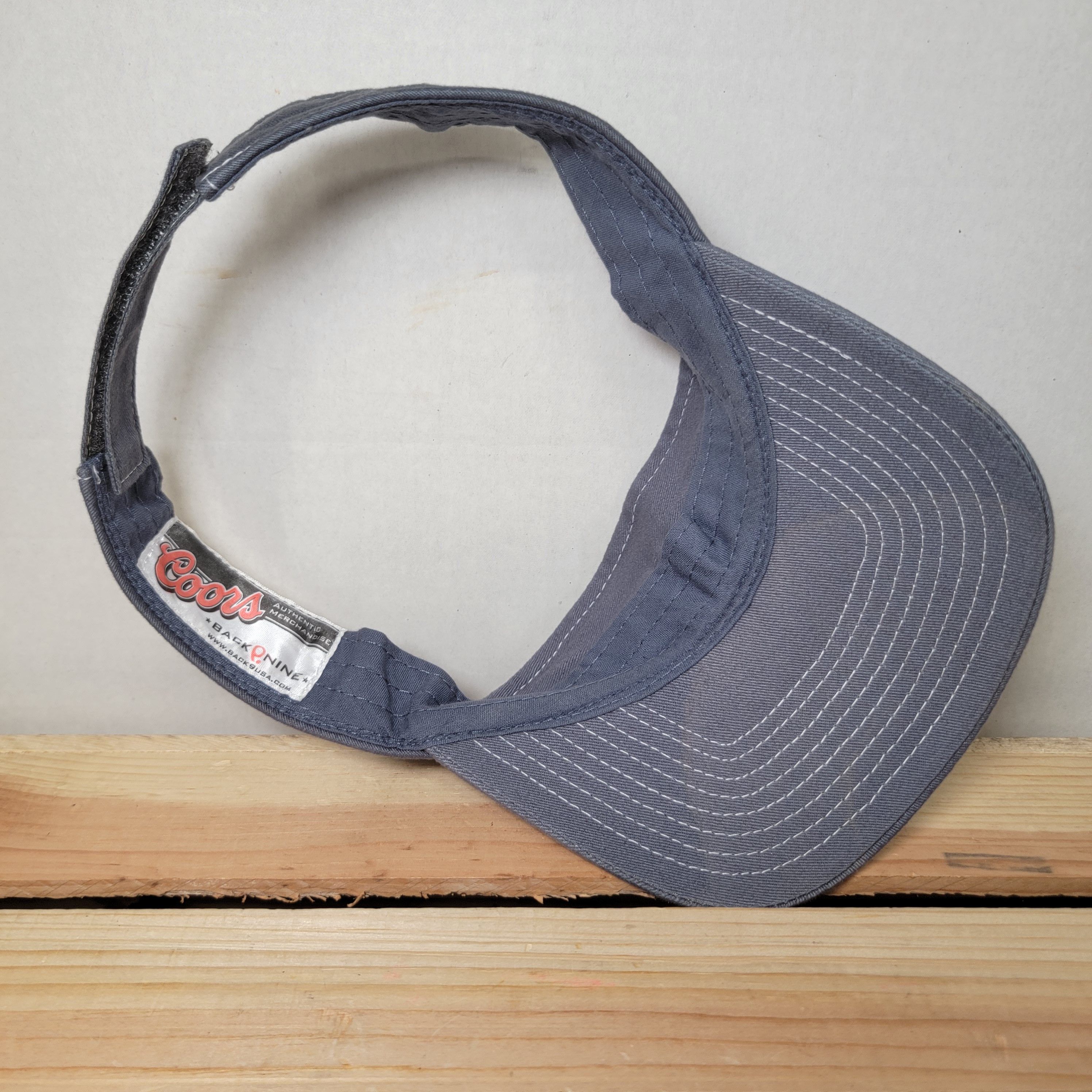 Other Coors Light Grey Adjustable Visor Size ONE SIZE - 6 Thumbnail