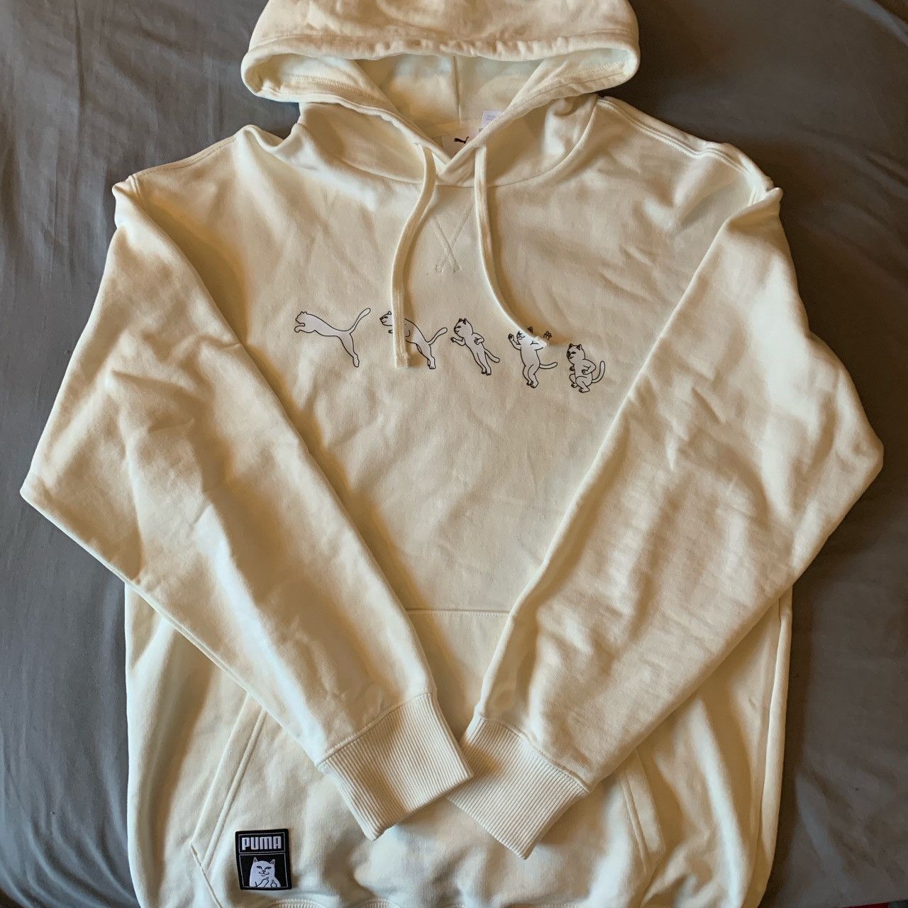 image of Puma X Ripndip Hoodie in White, Men's (Size Small)