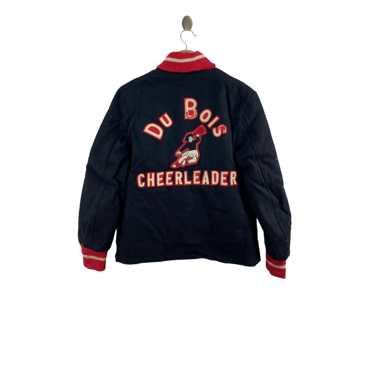 DU BIOS CHEERLEADER Embroidered Design Button Up Varsity