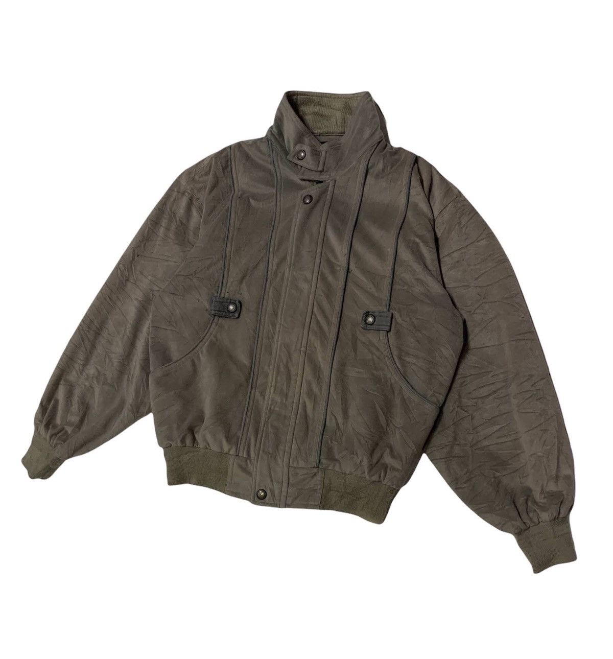 Japanese Brand × Vintage STEAL💥 VTG Gianni Valentino Bomber Jacket Size US M / EU 48-50 / 2 - 4 Thumbnail