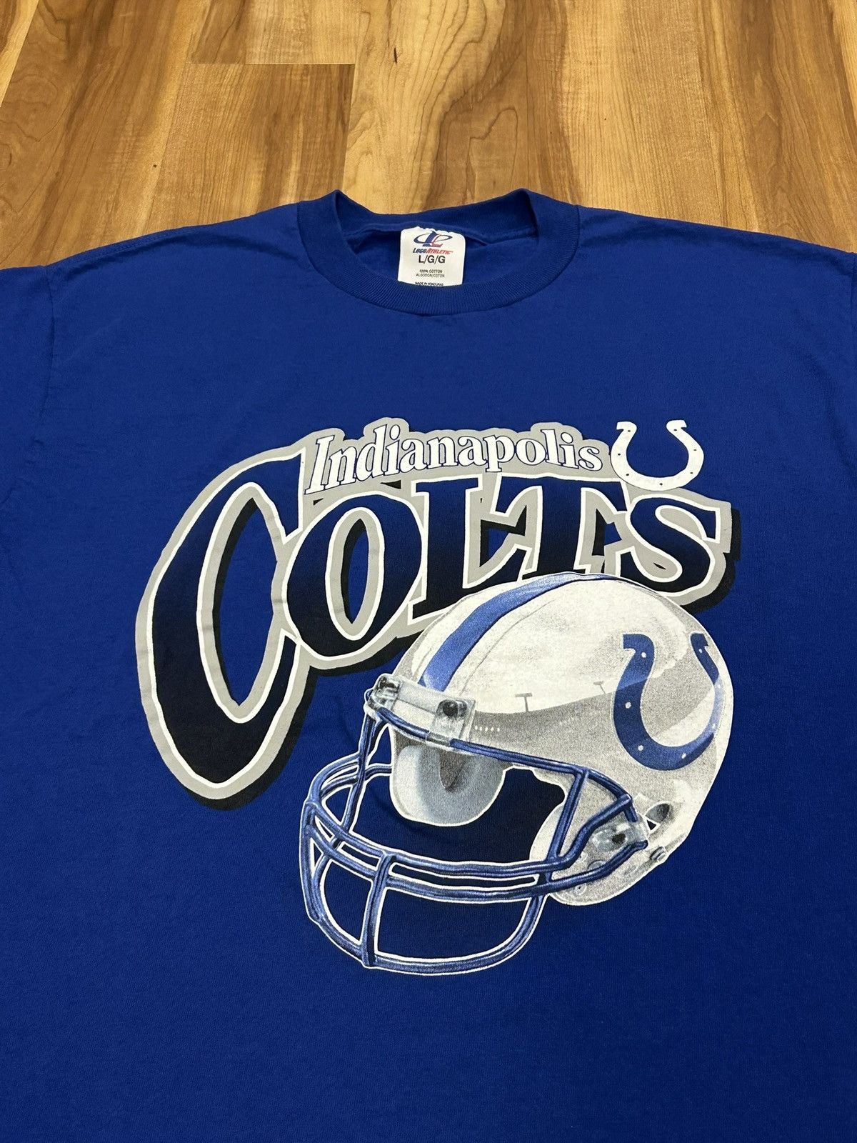 Logo Athletic Vintage 90s Indianapolis Colts NFL Tee Size US L / EU 52-54 / 3 - 2 Thumbnail