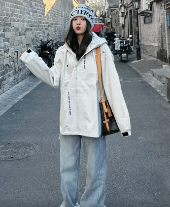 Other Huicheng Logo Print Tech Hooded Windbreaker Size US XXL / EU 58 / 5 - 3 Thumbnail