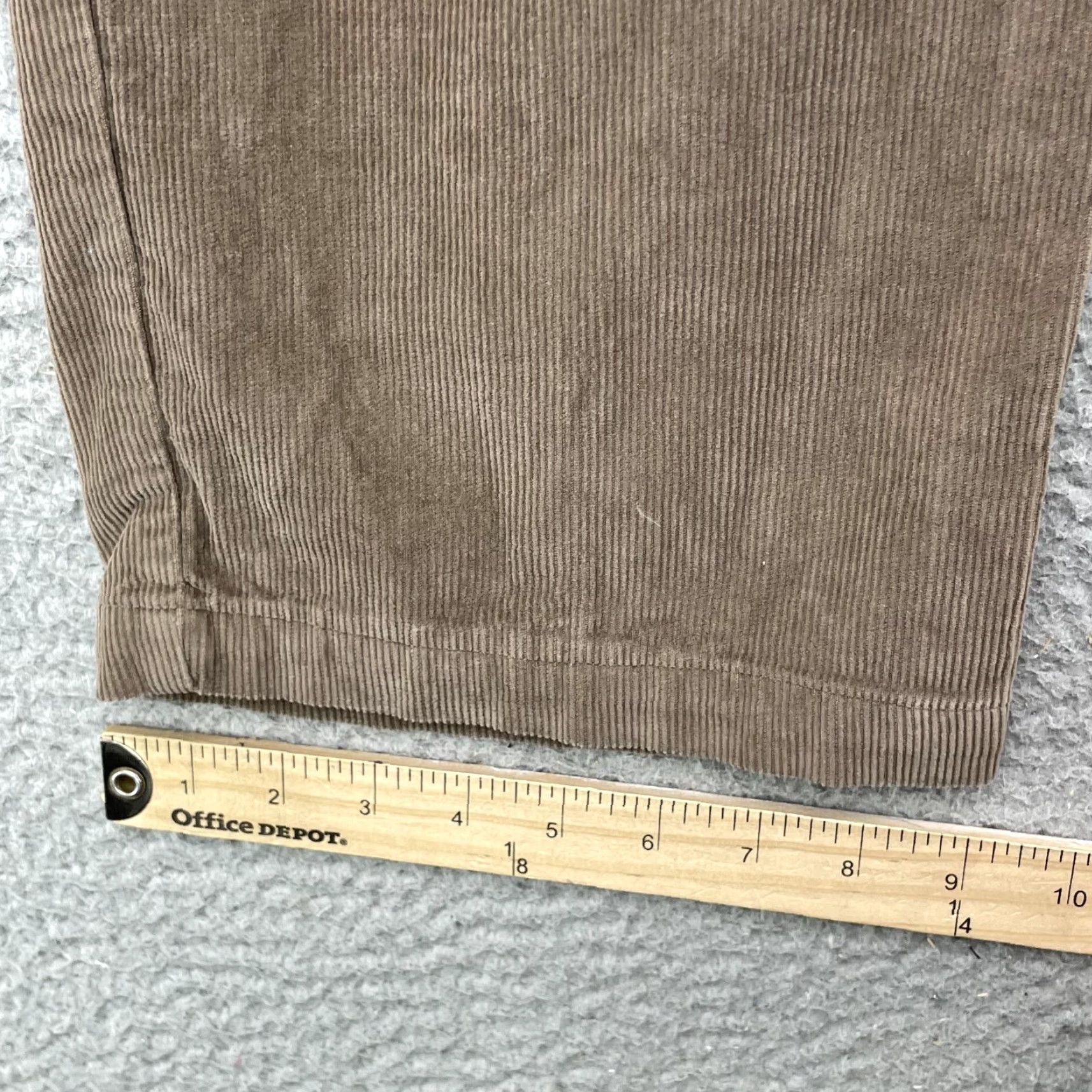 Haggar Haggar Corduroy Pants Mens 38x28 Brown Preppy Travel Chino 70s Academia Vintage Style 90s Office Casual Mens Size US 38 / EU 54 - 5 Thumbnail