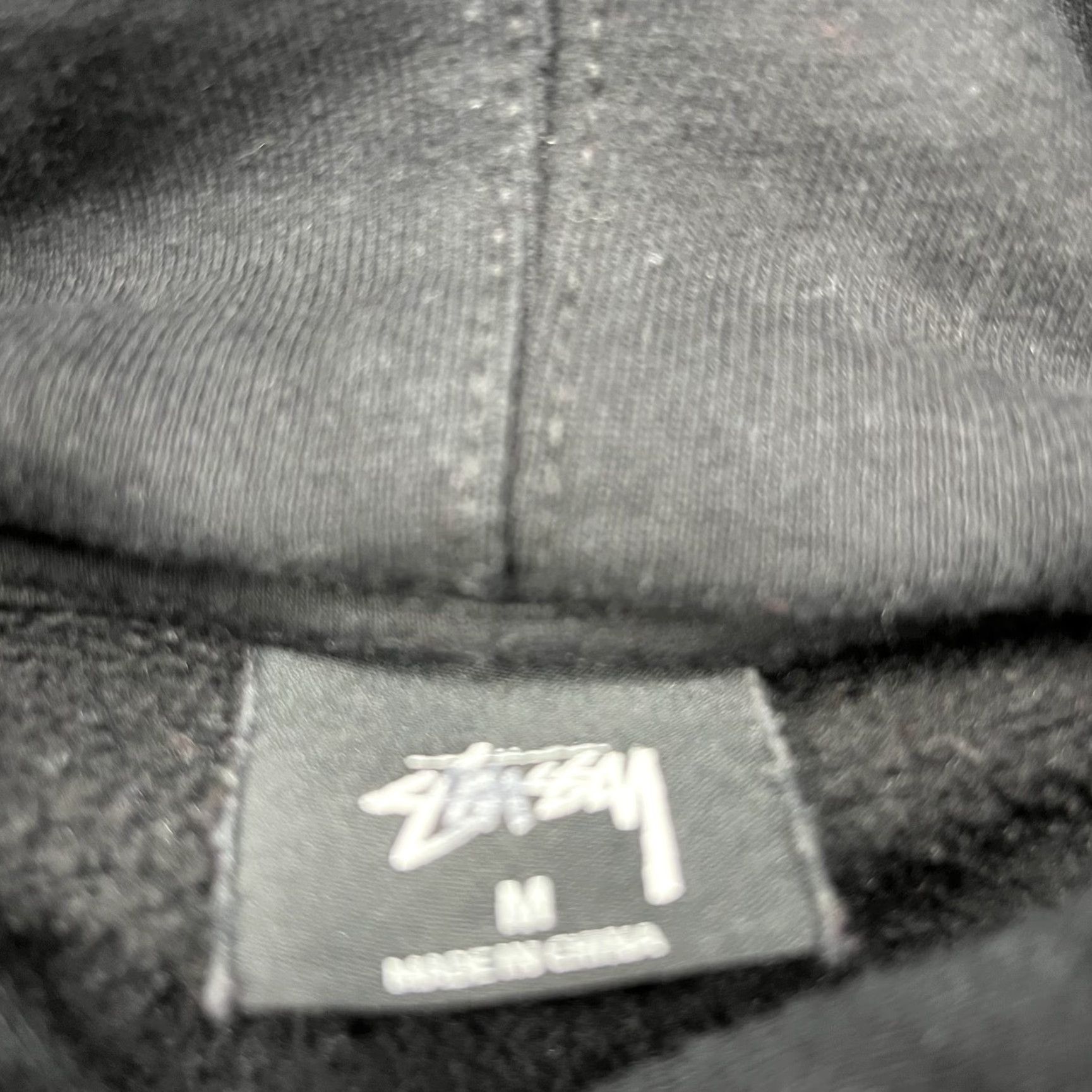 Vintage Stussy Hoodie Mens Medium Black Fleece Sweatshirt Pullover Hoodie Grunge Skateboard Pullover Sweatshirt (adjust to include only original words) Size US M / EU 48-50 / 2 - 5 Thumbnail